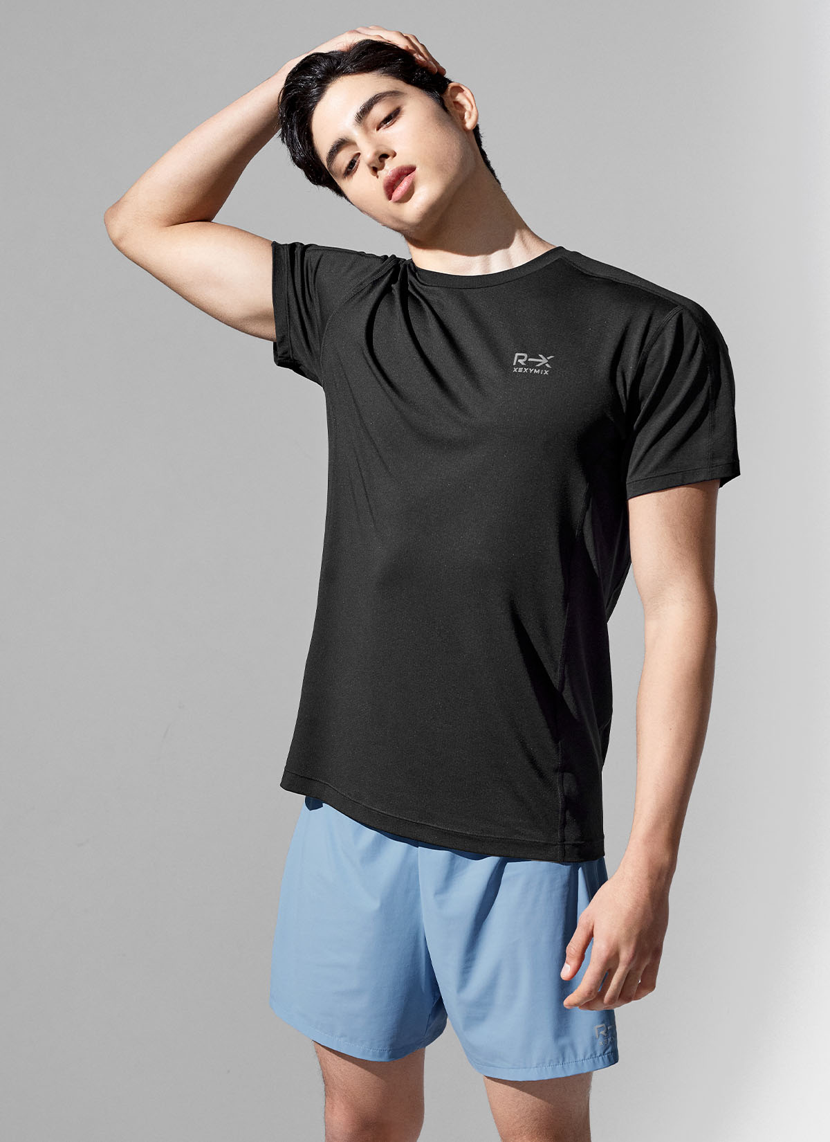 RX Aero Mesh Short Sleeve Men's Running Shirt - Lightweight Breathable Athletic Top for Jogging, Gym & Outdoor Sports