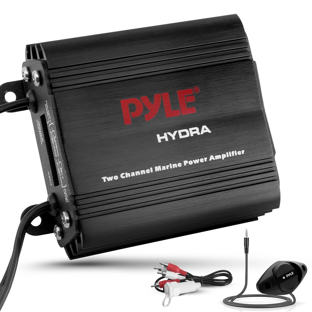 2 Channel Waterproof Marine Amplifier - 1000W High Power Stereo Audio for Boats, Yachts & Outdoor Adventures