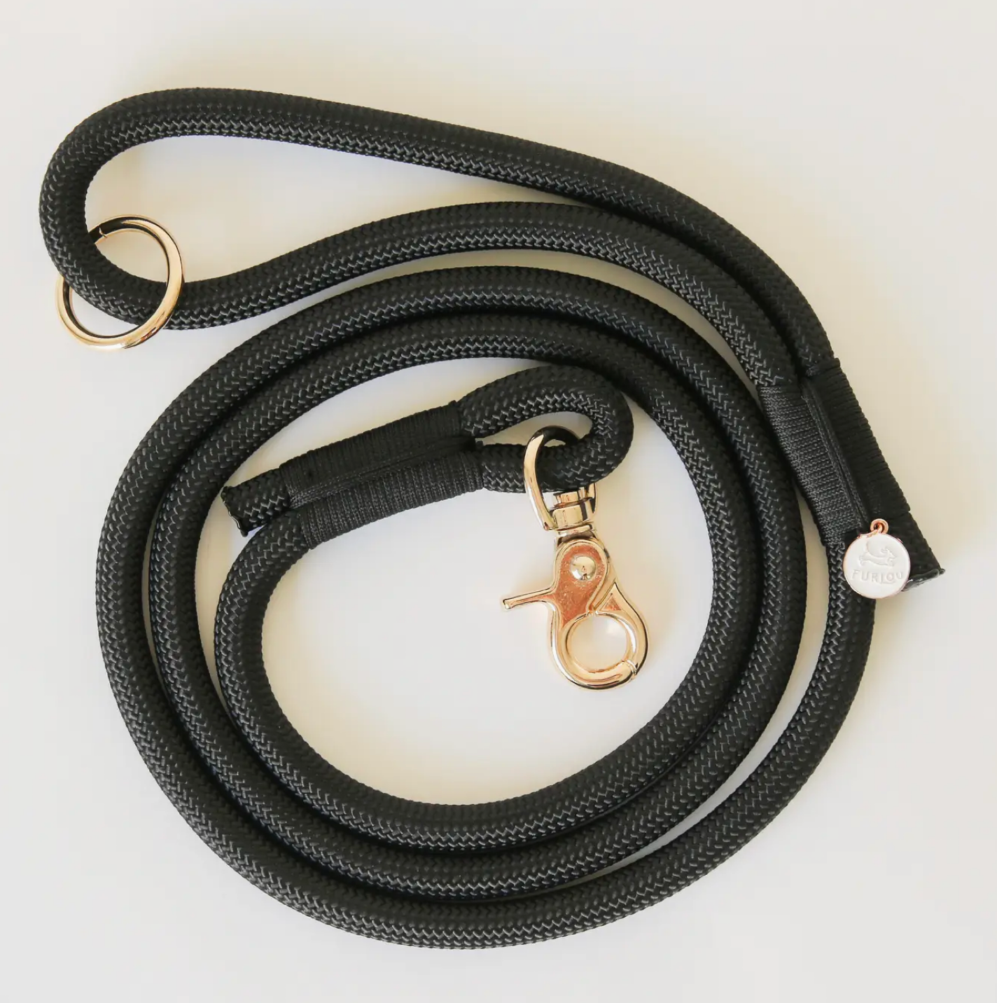 Furlou Braided Rope Dog Leash - Durable & Adjustable Pet Walking Lead for Small Medium Large Dogs - Perfect for Outdoor Walks, Training & Daily Use