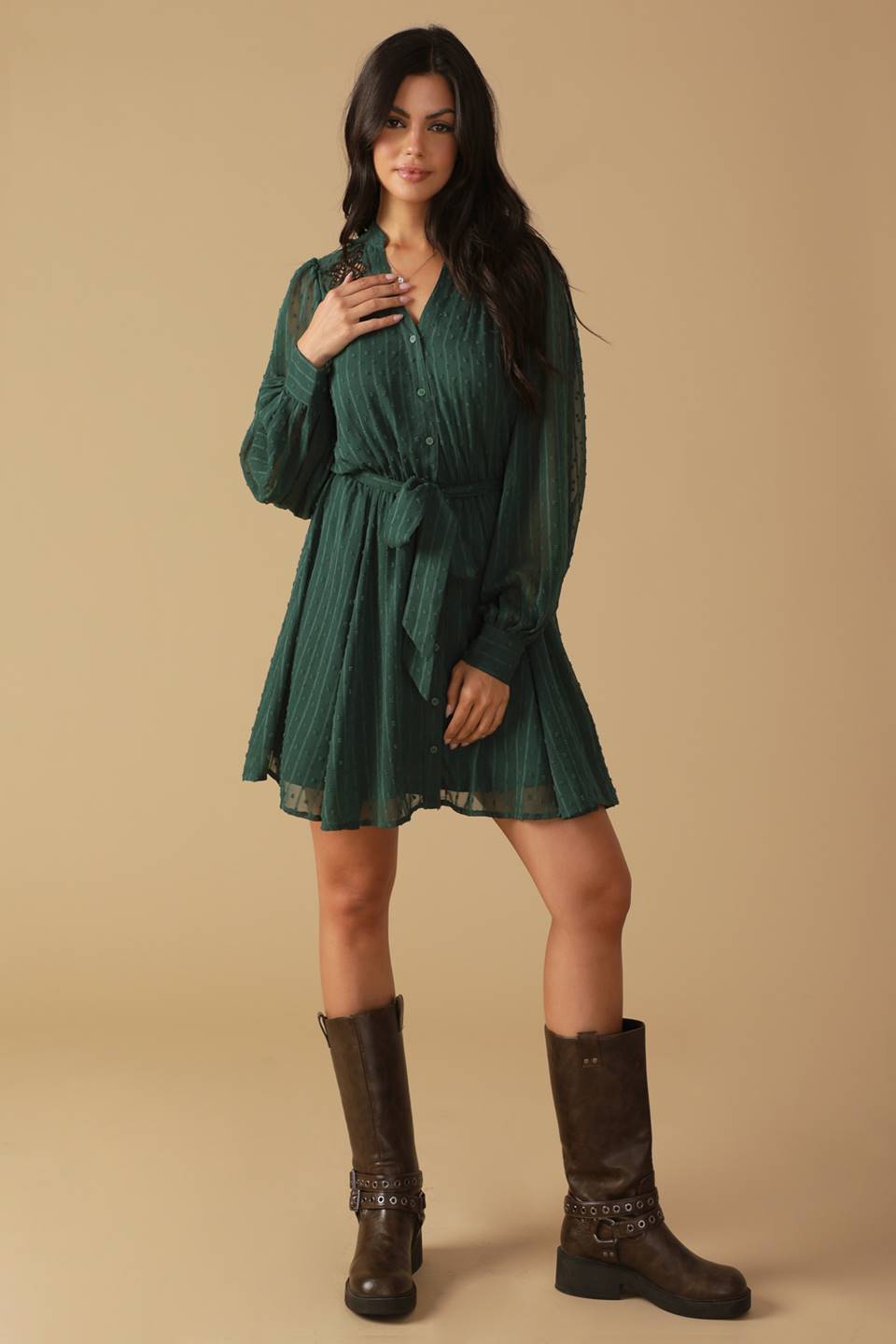 Stylish Woven Mini Dress for Women - Trendy & Versatile Outfit for Parties, Dates & Summer Vacations