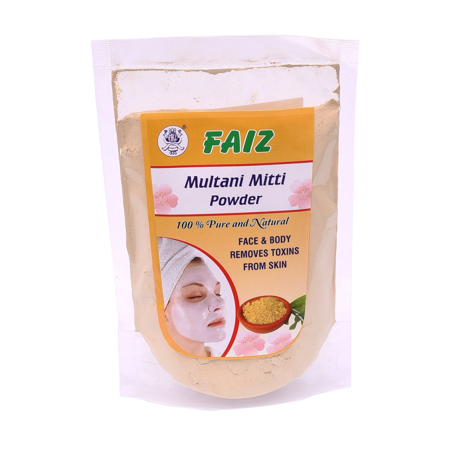 Pure & Natural Multani Mitti Powder for Face & Body - Deep Cleansing & Exfoliating Clay Mask for Glowing Skin | Perfect for Spa, Acne Treatment & DIY Beauty