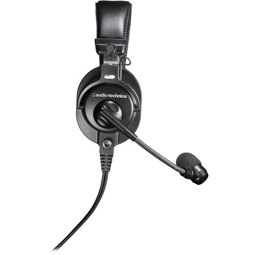 Audio Technica BPHS1 Broadcast Stereo Headset with Dynamic Microphone - Professional Studio Headphones for Podcasting, Gaming & Live Streaming (Ideal for DJs, Broadcasters & Content Creators)