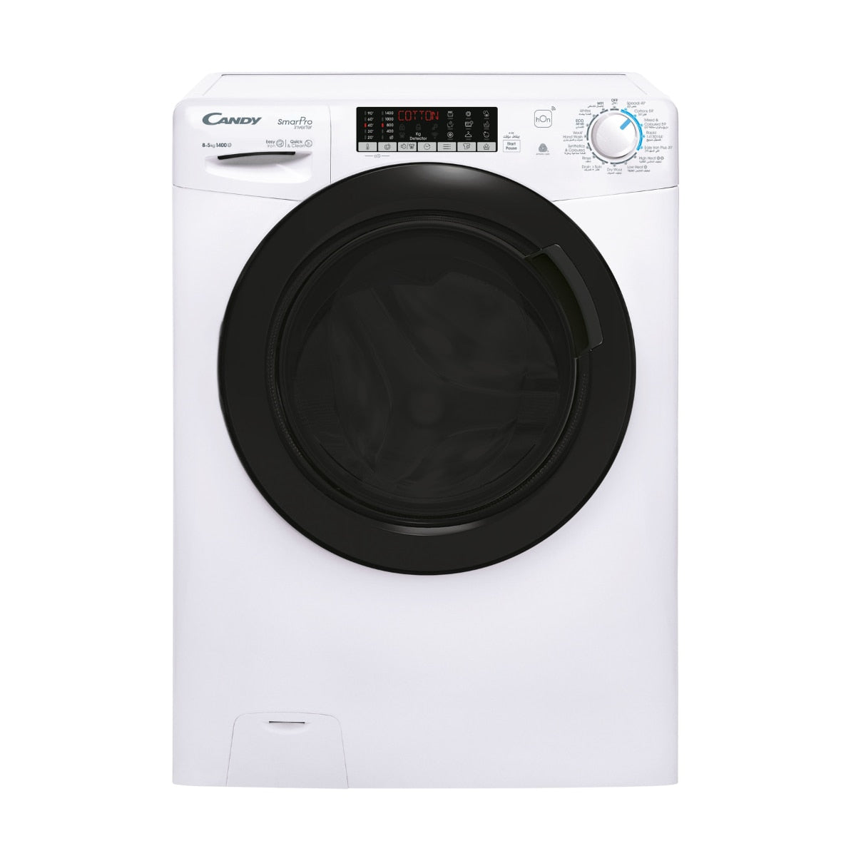 CANDY CSOW4856TWMB 19kg 8+5kg 2-in-1 Washer Dryer Combo - Space Saving Laundry Solution for Apartments & Small Homes