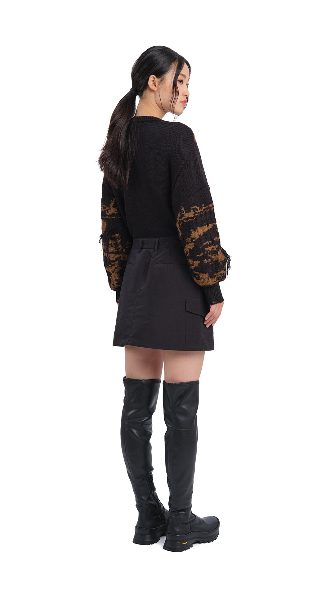 Queen Sisi Knitted Sweater for Women - Soft Winter Pullover with Elegant Cable Stitch - Perfect for Casual Outings, Office Wear & Cozy Home Relaxation