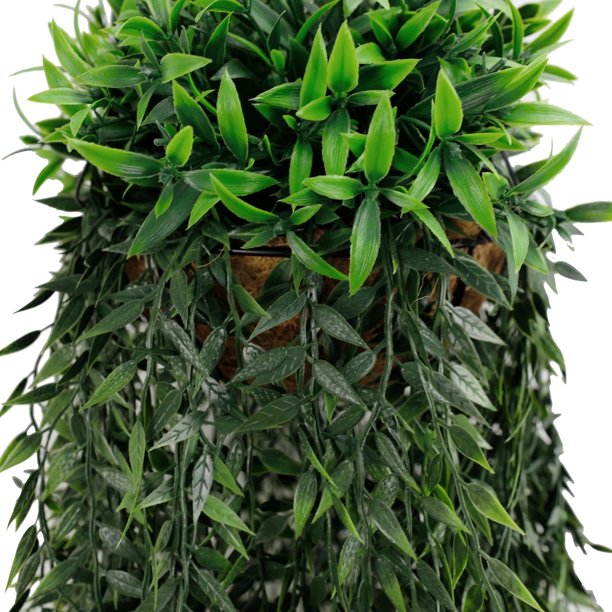 Hanging Fern Cascade Basket - UV Resistant Indoor/Outdoor Planter (26cm x 135cm) for Patio, Garden, Balcony & Porch Decor