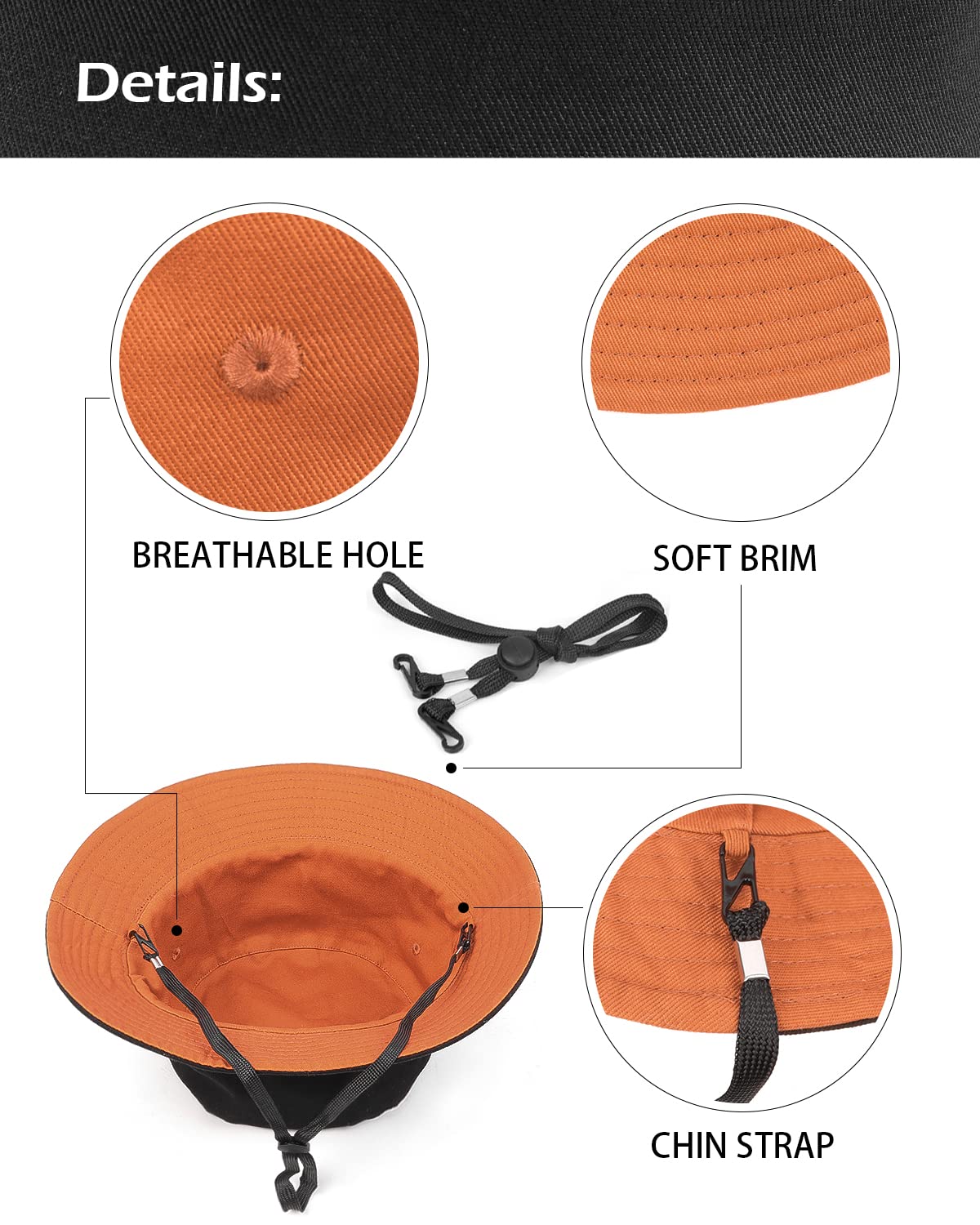 Zylioo XX-Large Bucket Sun Hat for Women & Men - Reversible Wide Brim Fishing Hat with UPF 50+ UV Protection - Perfect for Golf, Hiking, Beach, Gardening and Outdoor Activities