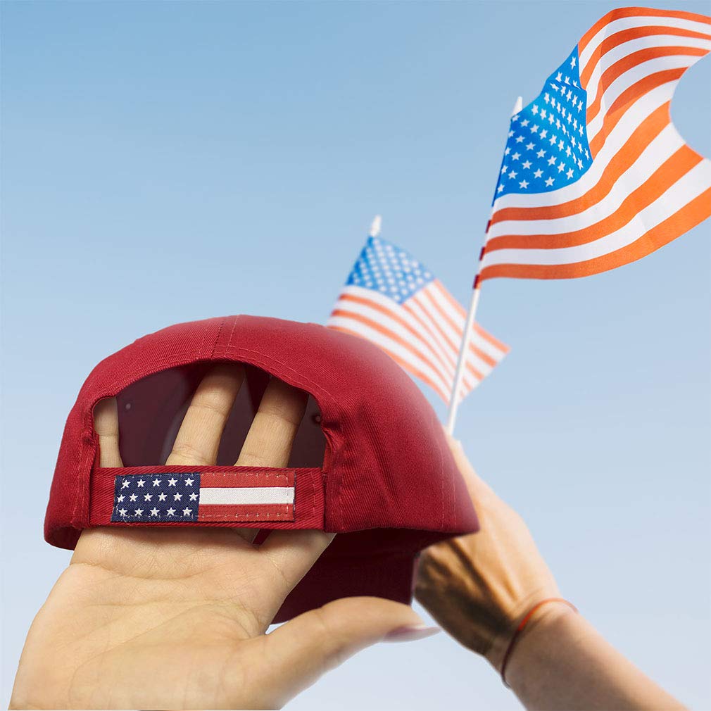 Speedy Pros Patriotic USA Baseball Cap - American Flag Embroidery, Adjustable Strap Closure for Men & Women - Perfect for 4th of July, Veterans Day & Outdoor Events