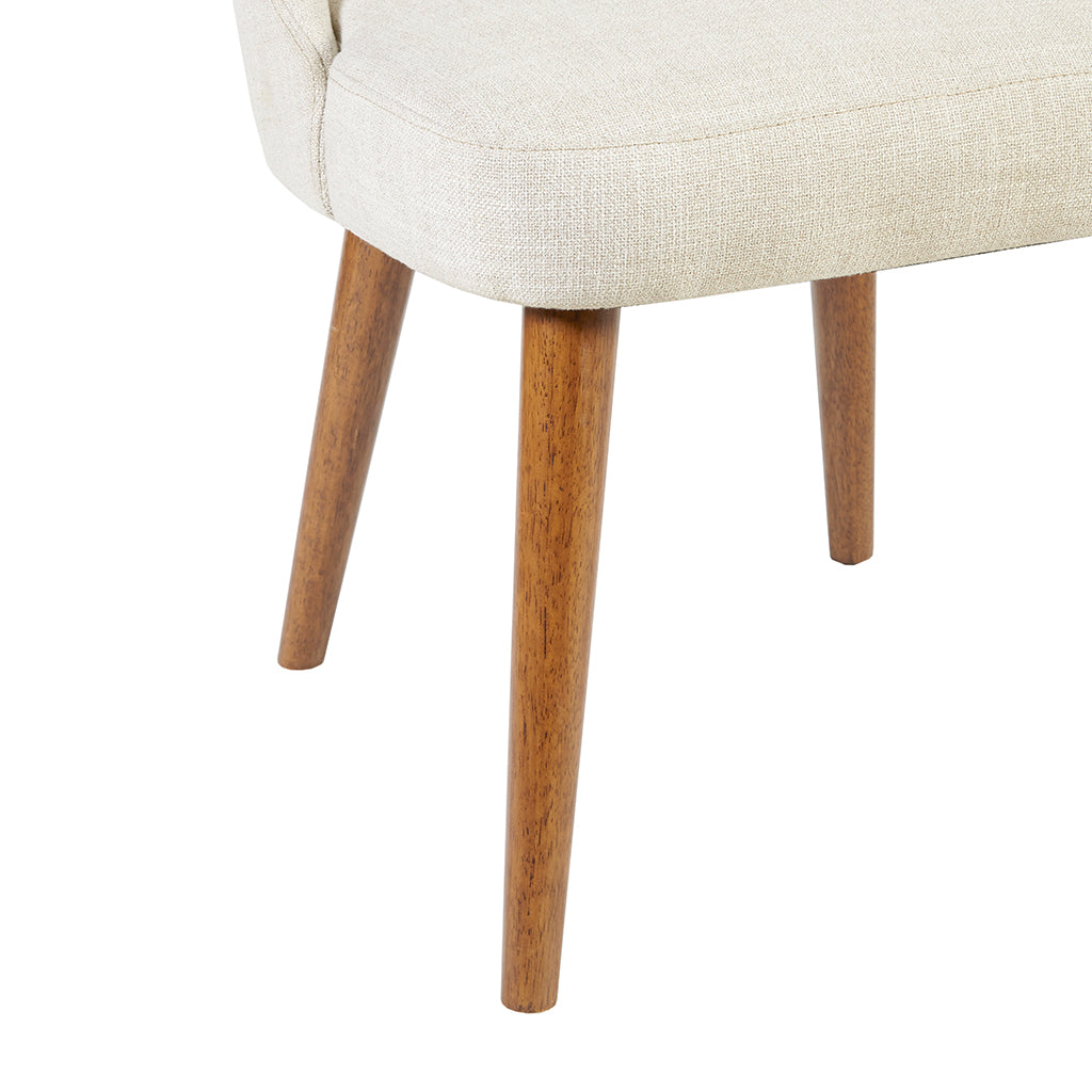 Modern Dining Chairs Set of 2 - Sturdy Wooden Side Chairs with Padded Seat - Perfect for Kitchen, Dining Room, Breakfast Nook & Small Spaces
