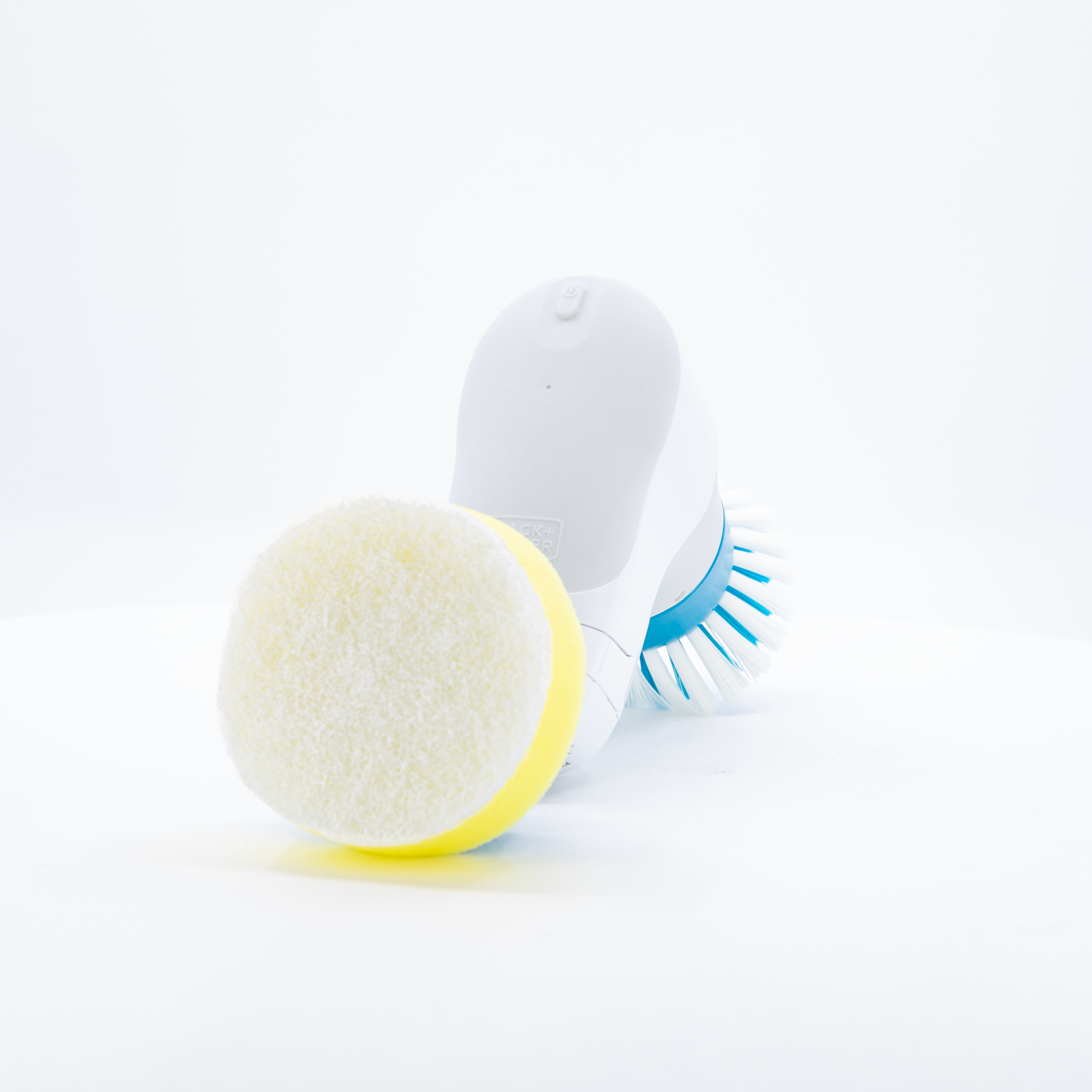 Grimebuster™ Power Scrubber Brush - Electric Cleaning Brush for Kitchen, Bathroom, Tile & Grout - Heavy Duty Scrubber with 5 Replaceable Heads - Perfect for Deep Cleaning Stains, Grime & Soap Scum