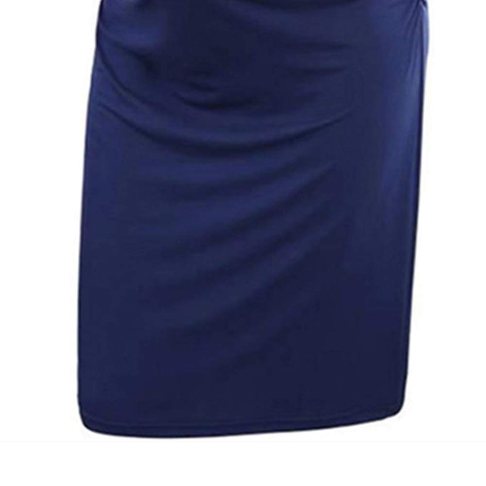 Stylish Women's Maternity Bodycon Dress for Pregnancy - Comfortable Ruched Side Nursing Dress for Baby Shower, Daily Wear & Special Occasions | Perfect for Expecting Moms