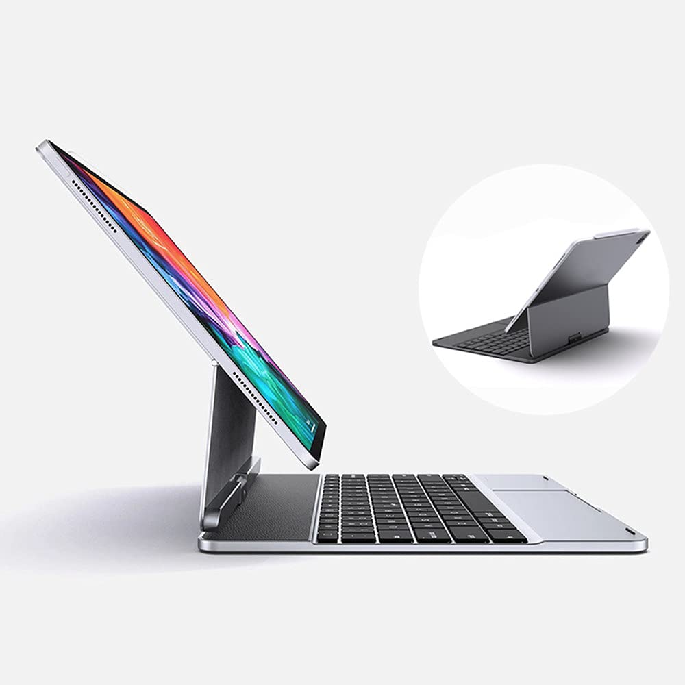 360° Rotating iPad Pro 12.9 Case with Backlit Keyboard & Touchpad - Floating Cantilever Design Smart Magic Keyboard Cover for 12.9-inch iPad Pro (2021/2022) - Perfect for Work, Study & Travel