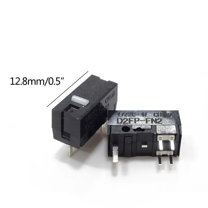 Omron D2FP FN2 Optical Micro Switch (2 Pack) - High Precision Sensor for Industrial Automation, Robotics, and Electronic Devices