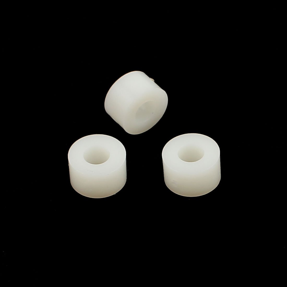 **M3 4mm Nylon Flat Insulating Washers - 3mm Inner Diameter, White (1000PCS) - Electrical Tape Alternative for DIY Projects, Electronics & Home Repairs**
