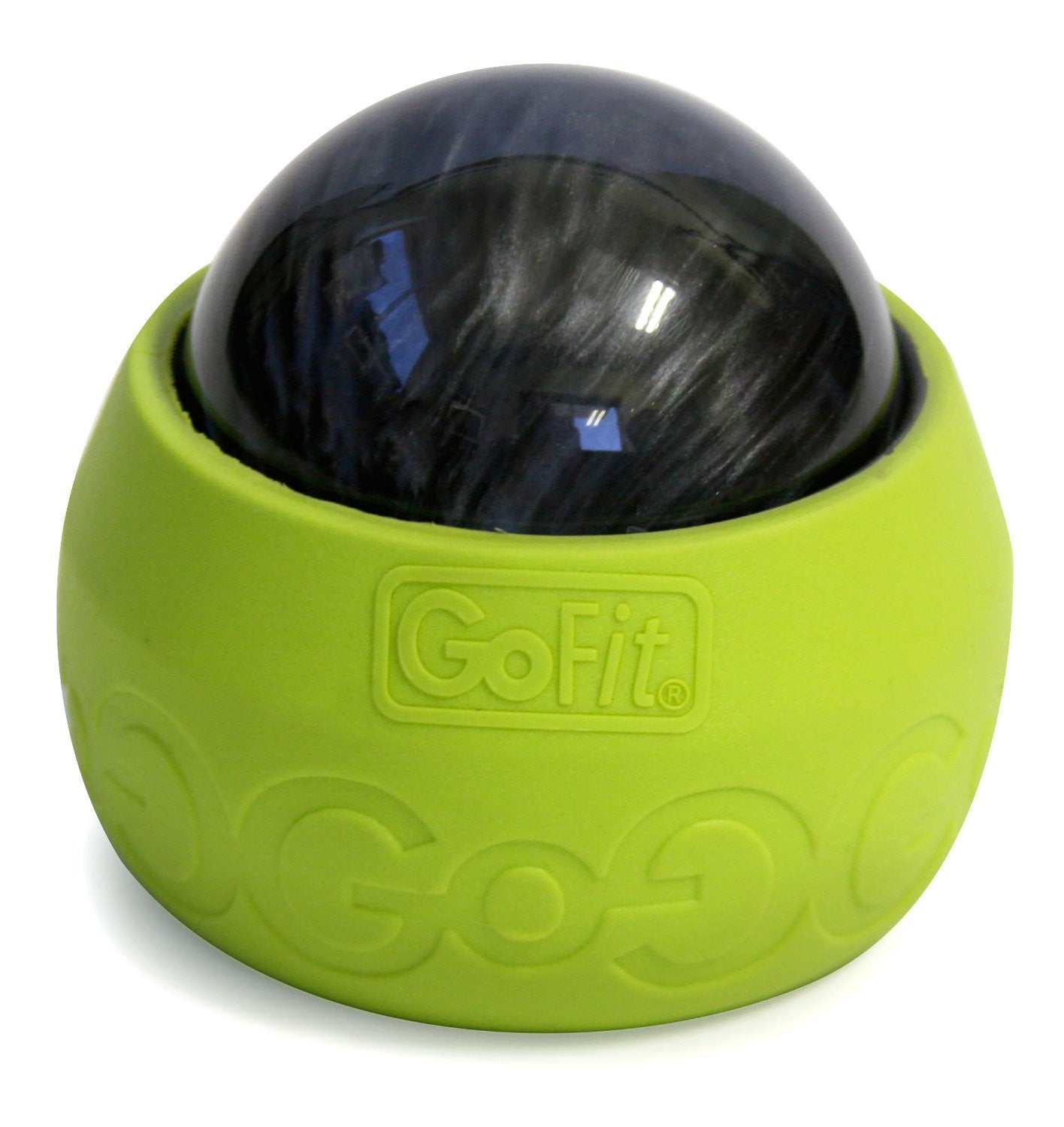 GoFit Roll On Massage Ball Roller for Muscle Recovery & Pain Relief - Portable Deep Tissue Massage Tool for Athletes, Yoga & Fitness Enthusiasts - Perfect for Back, Neck & Shoulder Tension Relief