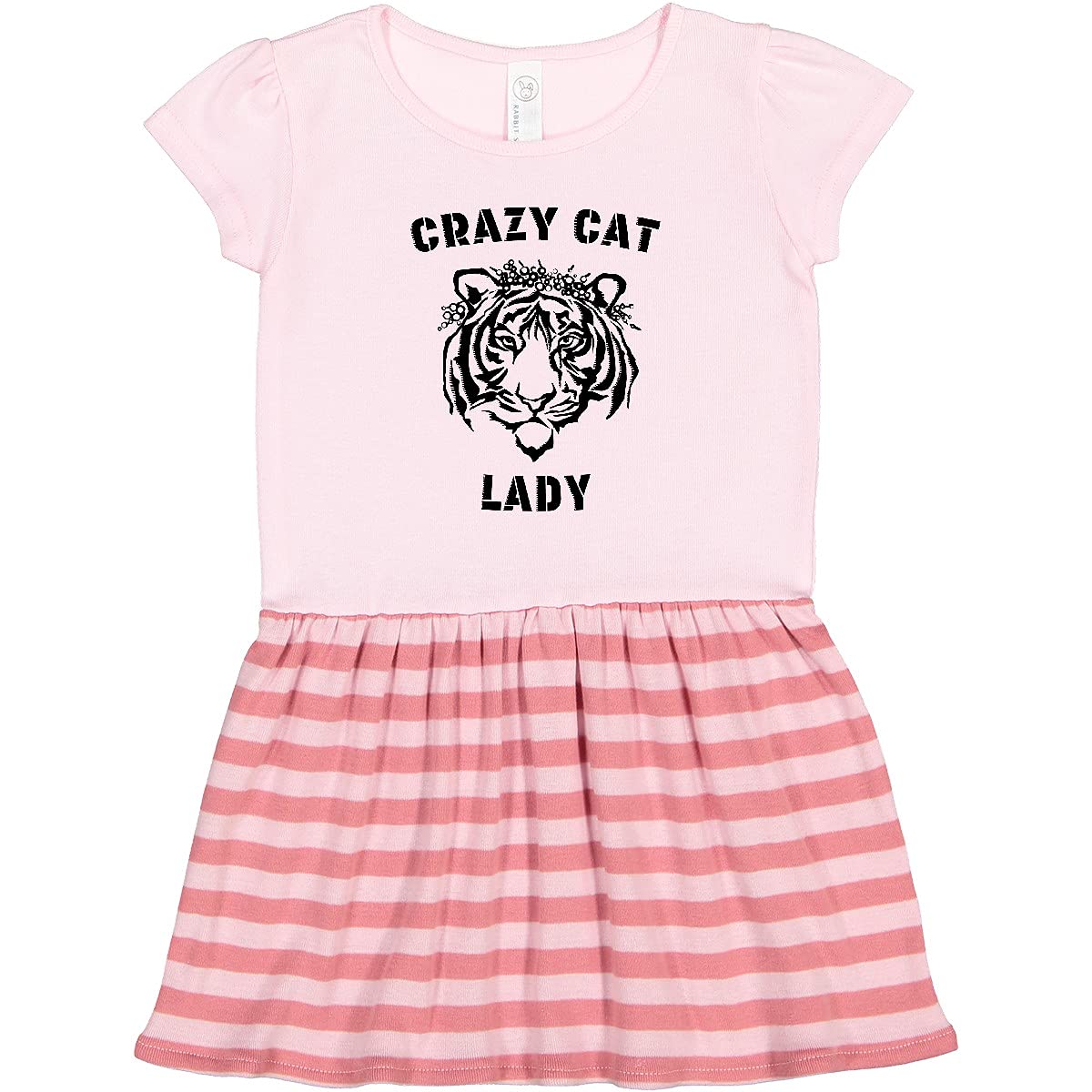 Crazy Cat Lady Toddler Dress with Crown - Perfect for Playdates & Parties