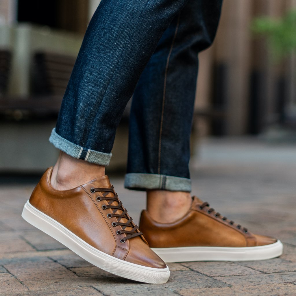 Premier Low Top Sneakers for Women - Comfortable Casual Shoes in Toffee Brown | Perfect for Walking, Running & Everyday Wear
