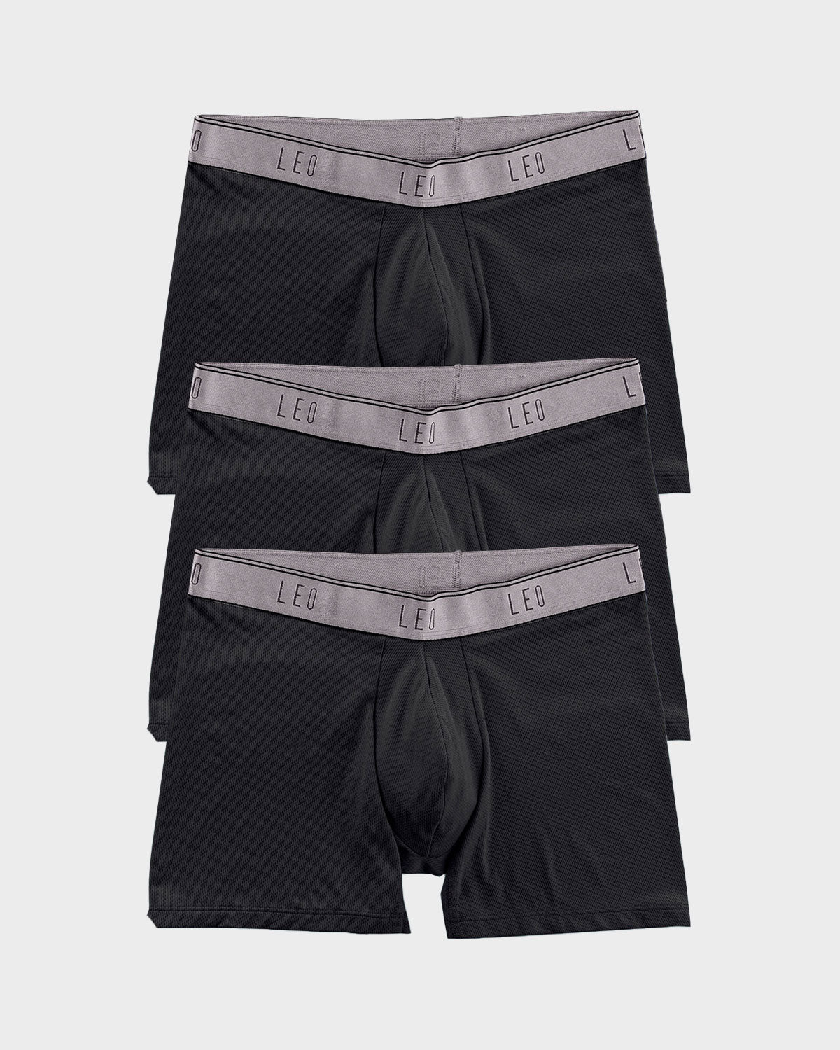 3 Pack Ultra Light Boxer Briefs for Men with Ergonomic Pouch - Breathable Comfort Underwear for Gym, Travel & Everyday Wear