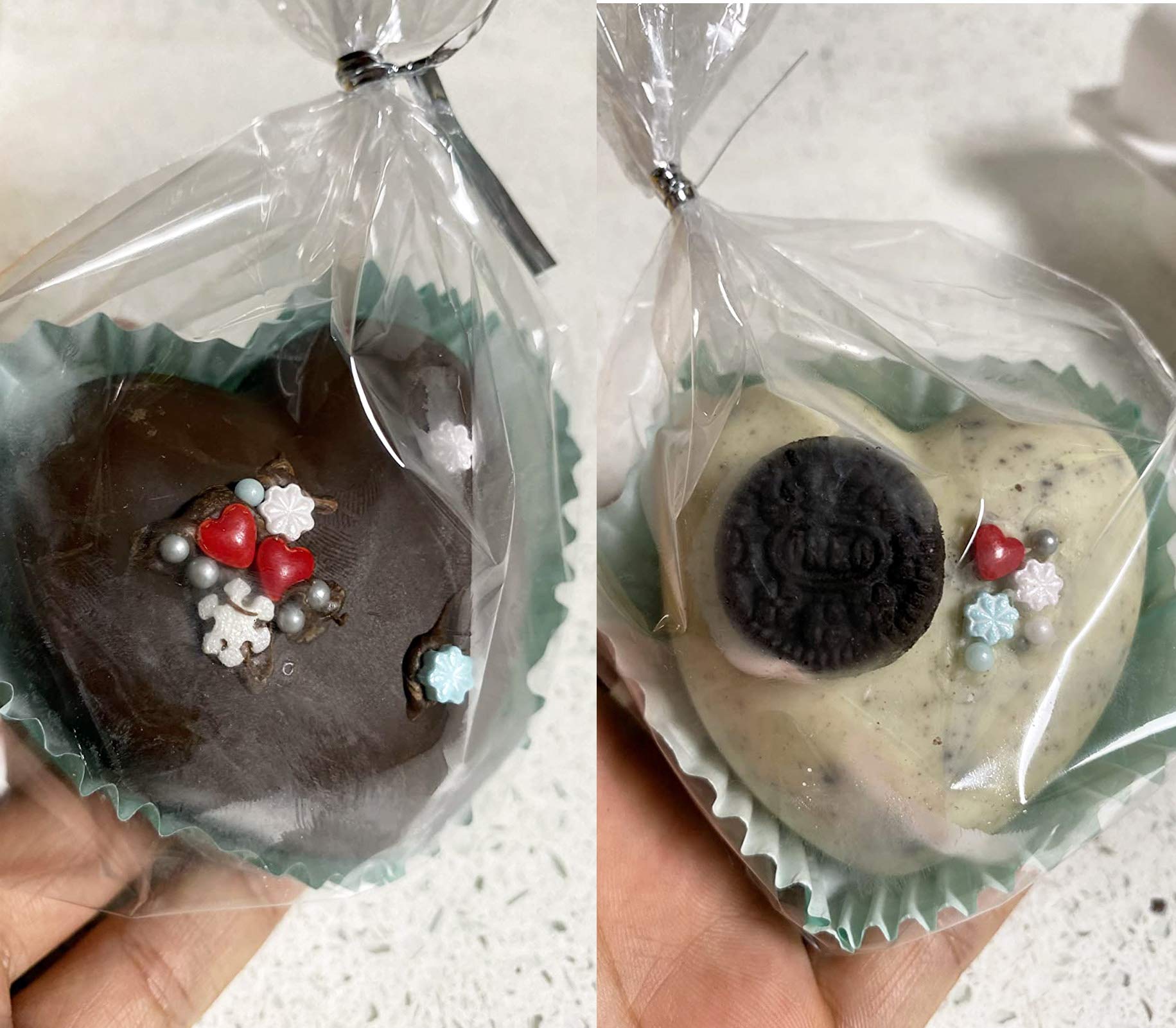3D Heart Chocolate Molds - 8 Cavity Silicone Baking Molds for Valentine's Day Chocolate, Cake Decorating & DIY Candle Making - Perfect for Romantic Gifts, Wedding Favors and Anniversary Treats