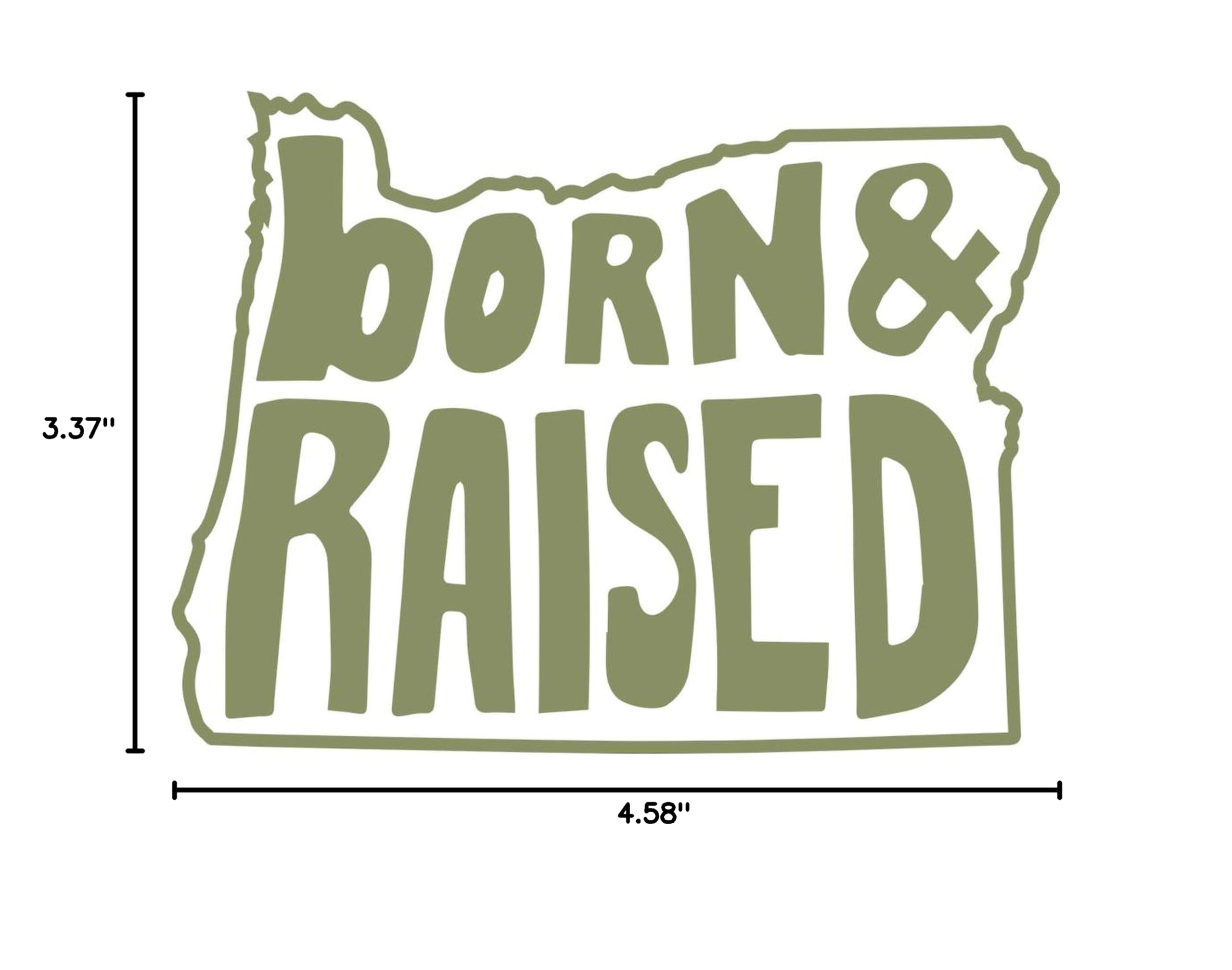 Oregon Born & Raised 15 oz Ceramic Coffee Mug - Perfect for Home, Office & Gifts | Durable 444ml Travel Mug for Coffee & Tea Lovers