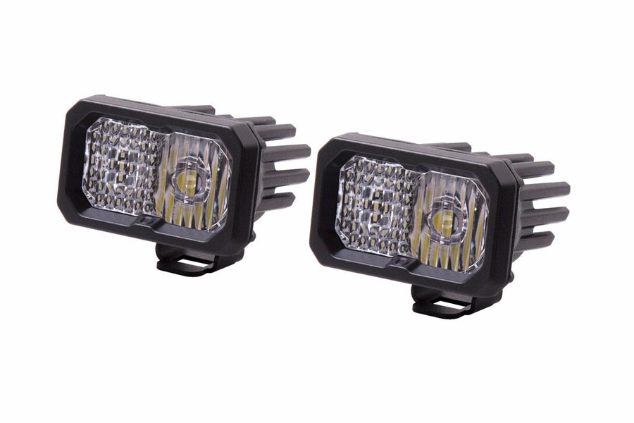 Diode Dynamics Pro Standard Combo ABL LED Headlights - High Performance Pair for Cars & Trucks - Perfect for Night Driving & Off-Road Adventures