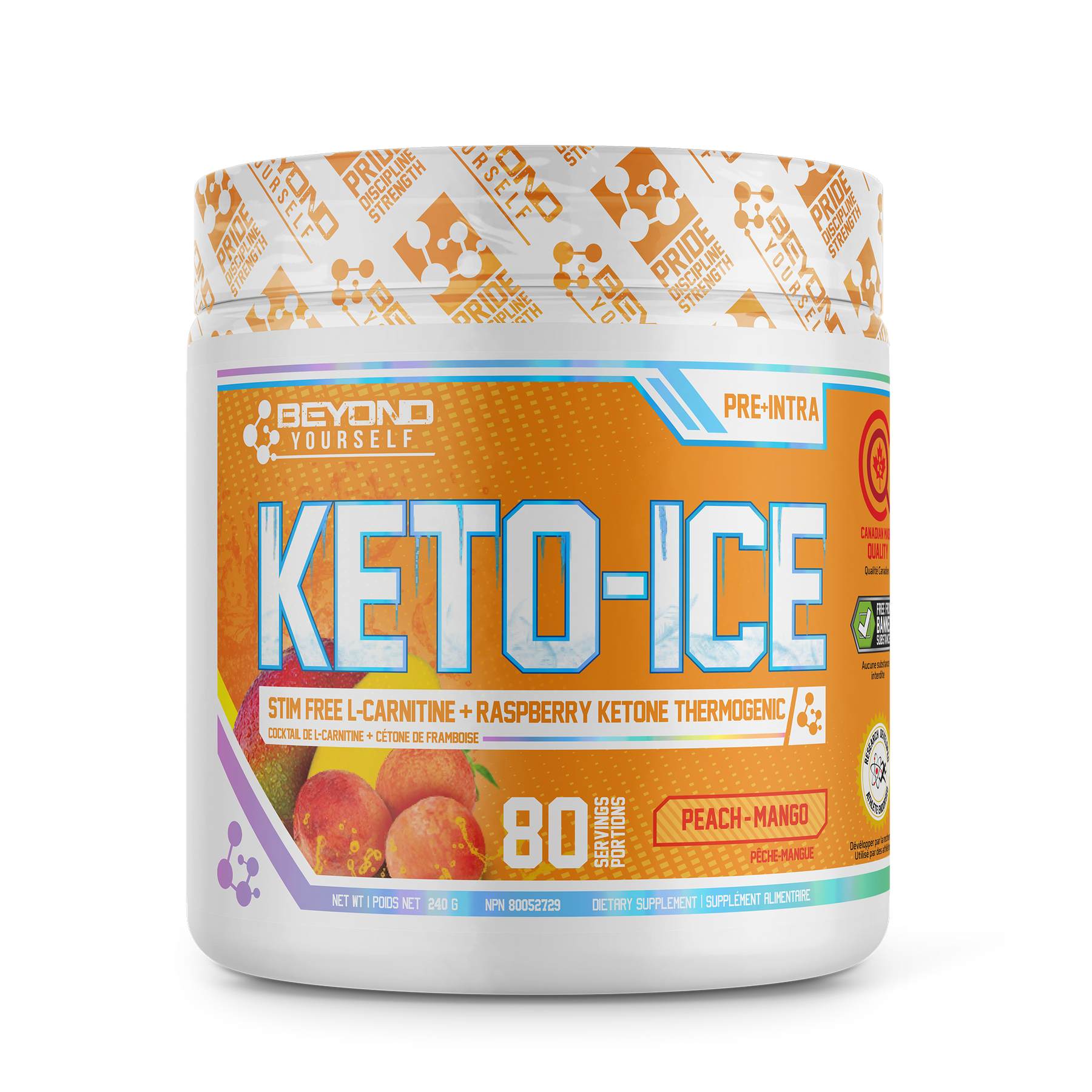 Beyond Yourself Keto Ice Cream 240g - Low Carb Sugar Free Dessert for Ketogenic Diet | Perfect for Weight Loss & Healthy Lifestyle