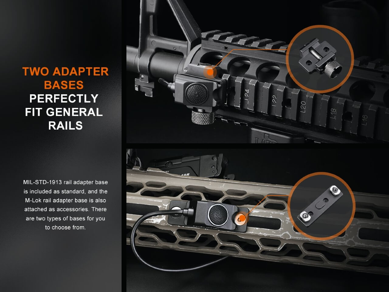 Fenix AER06S Tactical Remote Pressure Switch for Flashlights - Perfect for Hunting, Camping & Emergency Use