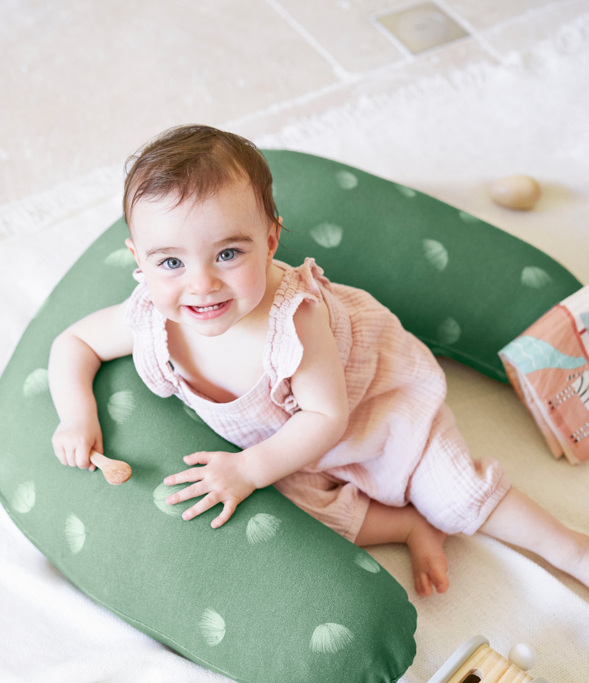 2 in 1 Pregnancy & Infant Nursing Pillow - Support for Moms & Babies During Pregnancy, Breastfeeding & Tummy Time - Comfortable Maternity & Baby Care Essential