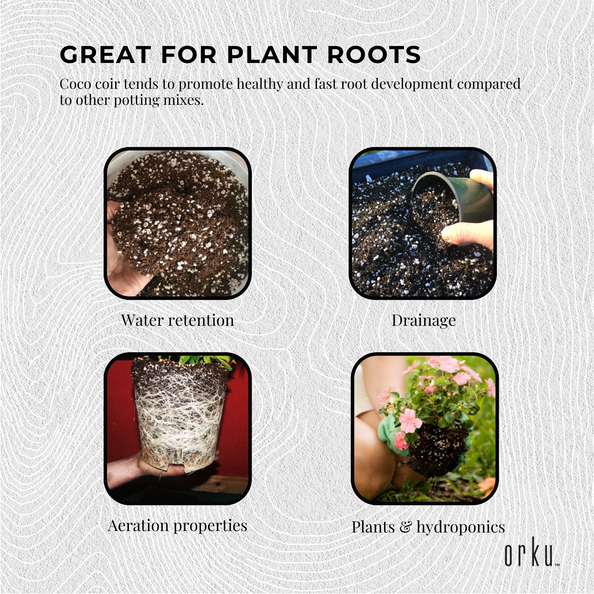 10L Premium Coco Coir Perlite Mix - 70% Coconut Husk & 30% Perlite for Hydroponic Plants | Ideal for Indoor Gardening, Seed Starting & Container Planting