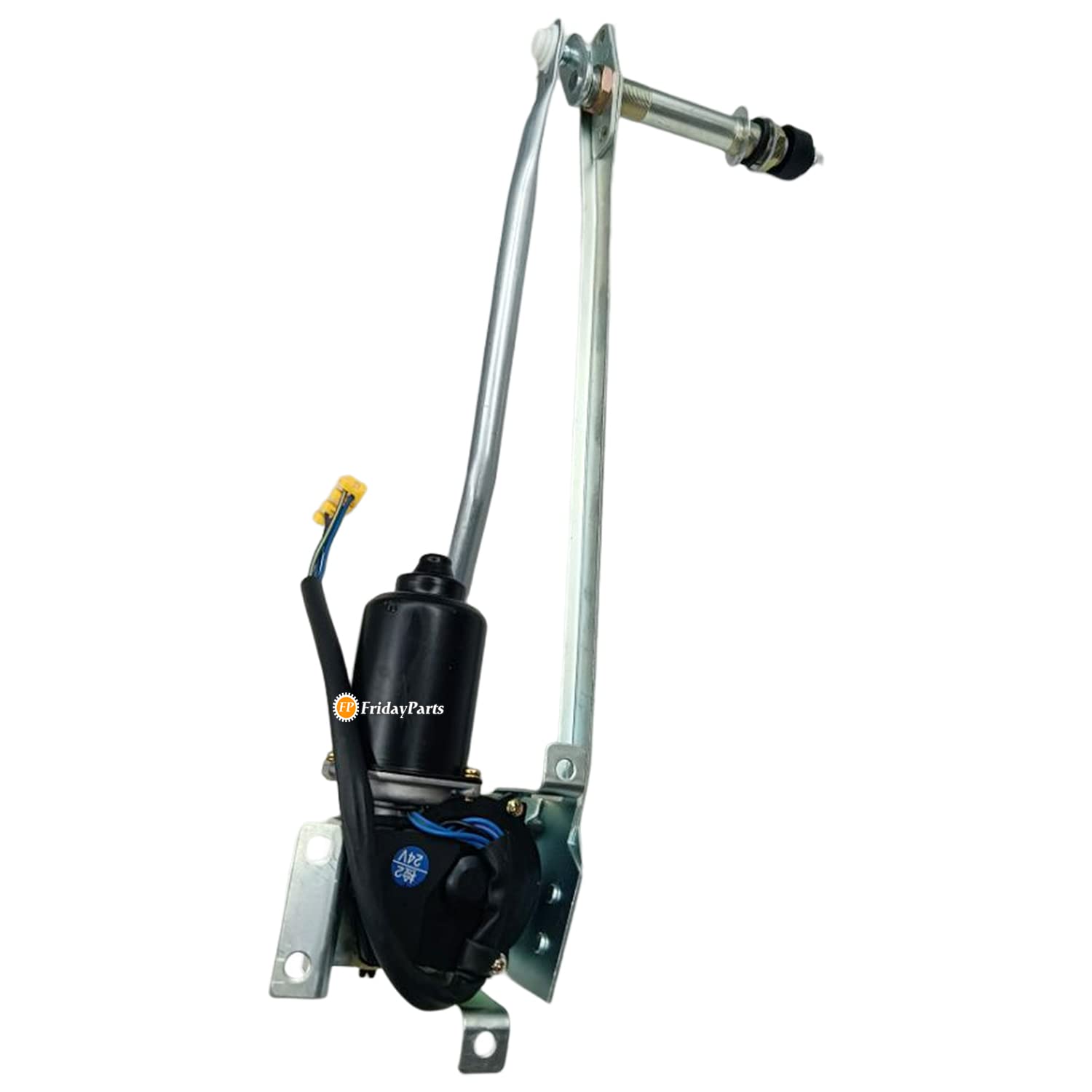 FridayParts Wiper Motor Assembly 20Y-54-39402 20Y5439402 Replacement for Komatsu Excavator Models PC100-6 PC120-6 PC130-6 PC200-6 PC200LC-6 - Heavy Duty Construction Equipment Wiper System