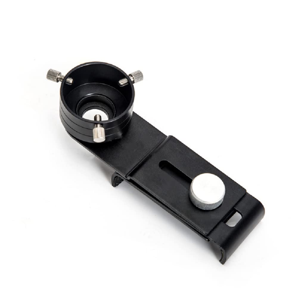 12.5X Magnification Microscope Phone Adapter - Universal Metal Smartphone Holder for 23.2mm Microscope Tubes | Perfect for Science Labs, Biology Studies & Microphotography