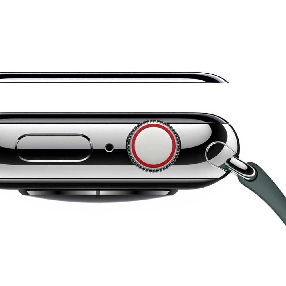 UltraCurve Tempered Glass Screen Protector for Apple Watch Series 9/8/7/6/SE - 9H Hardness, Anti-Scratch, Bubble-Free - Perfect for Workouts, Swimming & Everyday Protection