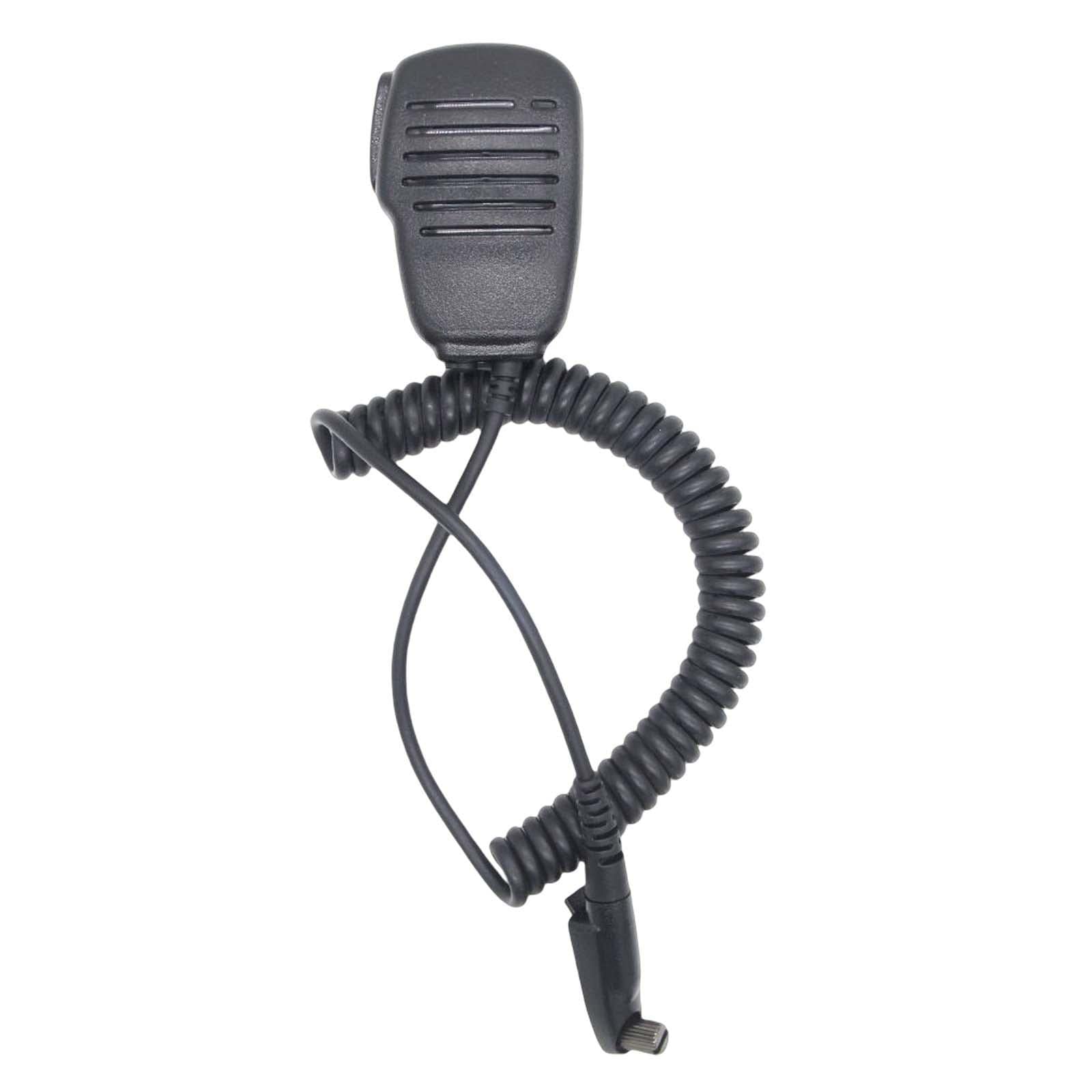 MERISHOPP Professional Handheld Speaker Microphone with Cable for GP328Plus - Durable Radio Communication Accessory for Walkie Talkies, Outdoor Adventures & Emergency Use