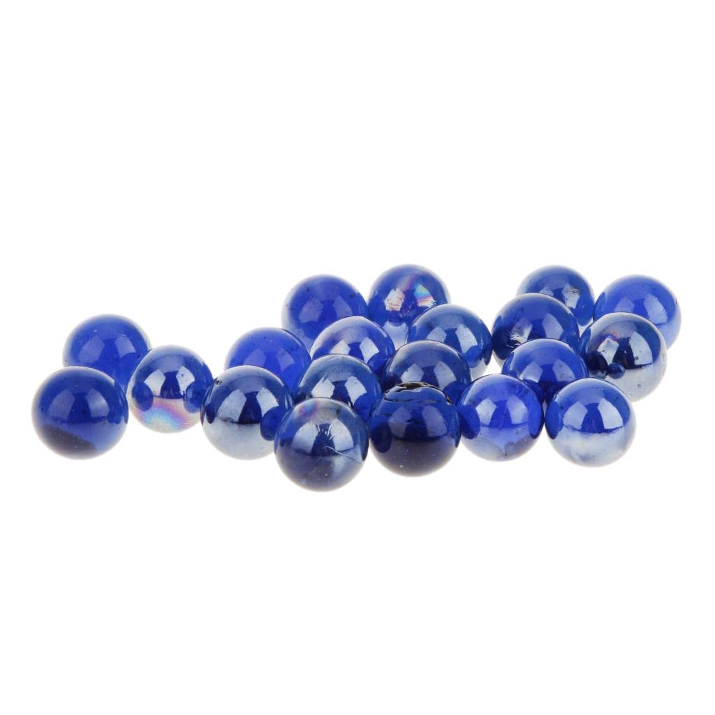 Milageto 20x 6mm Glass Marbles Beads - Bulk Pack of 200 for Chinese Checkers, Board Games, DIY Crafts & Home Decor - Perfect for Game Night, Kids Activities and Decorative Projects