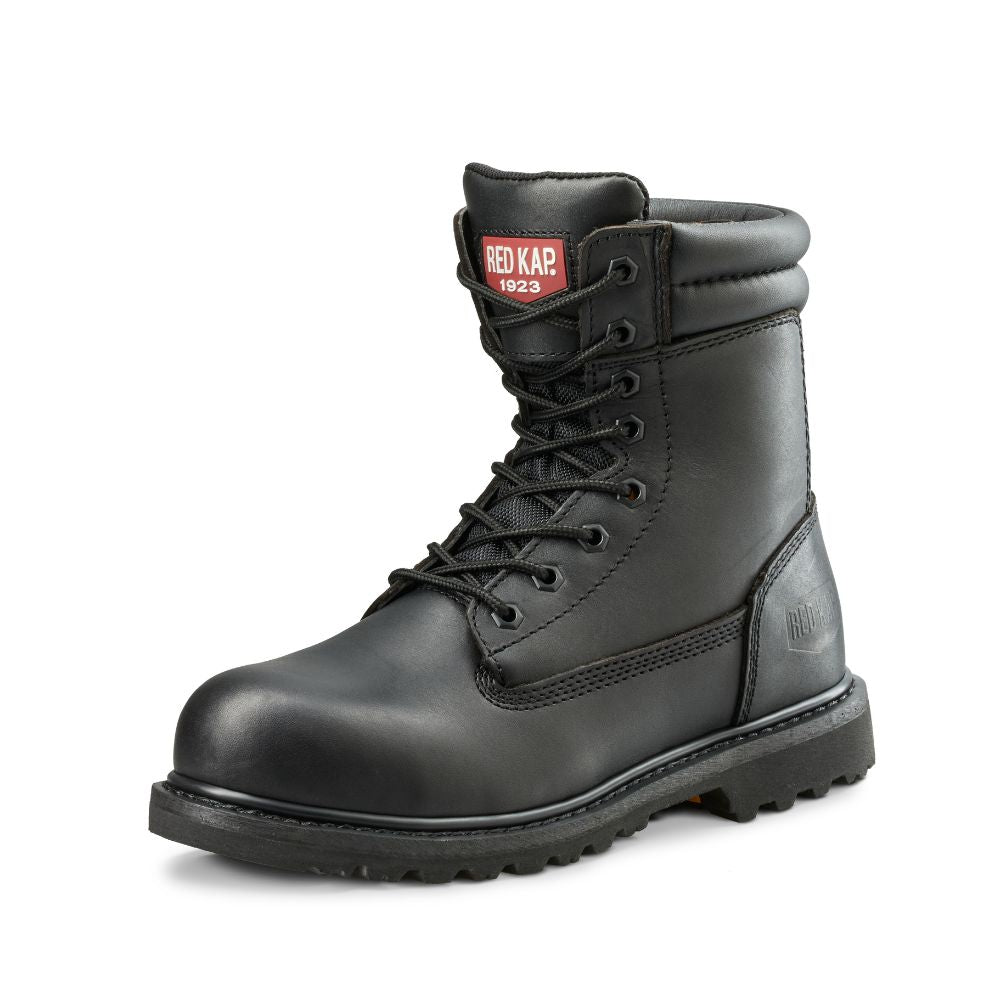 Red Kap Unisex 8 Steel Toe Work Safety CSA Boot CF23100ABK - Black - Durable Safety Shoes for Construction, Warehouse & Industrial Work