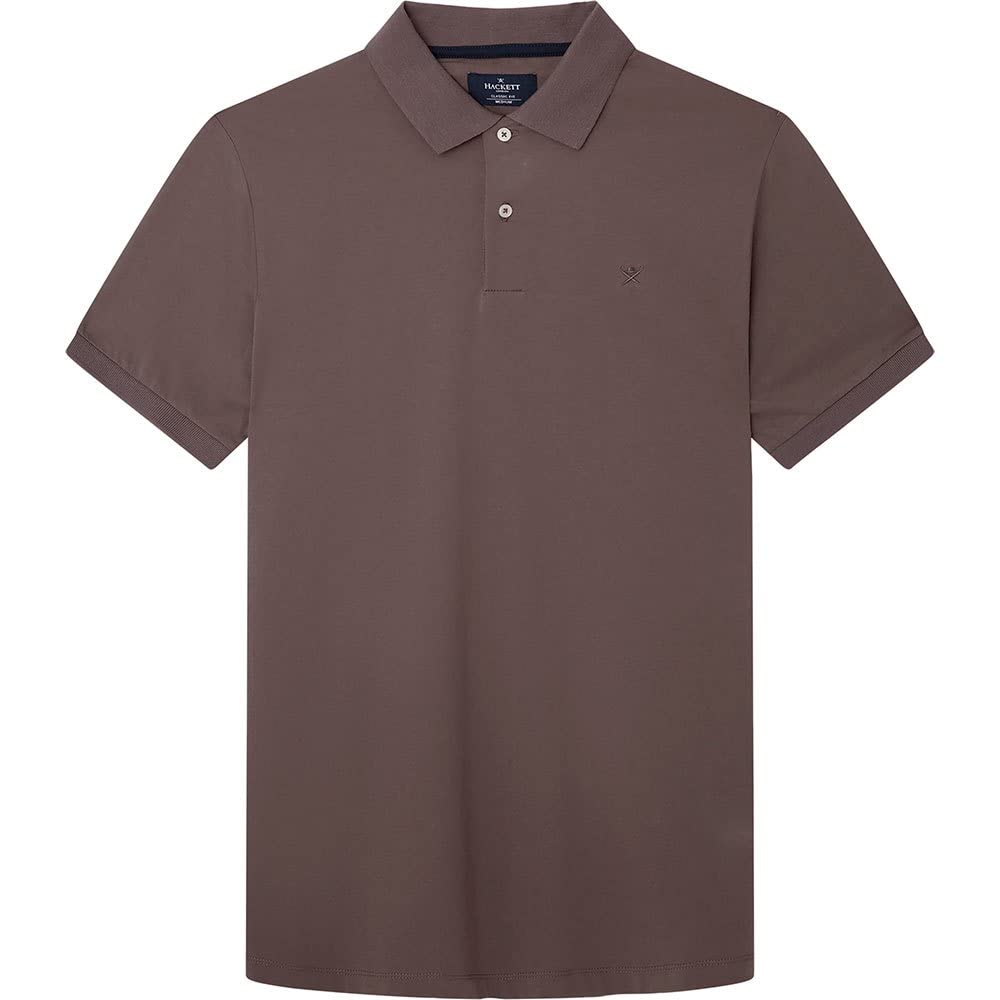 Hackett London Men's Premium Pima Cotton Polo Shirt - Soft Breathable Short Sleeve Casual Top for Golf, Office & Summer Wear