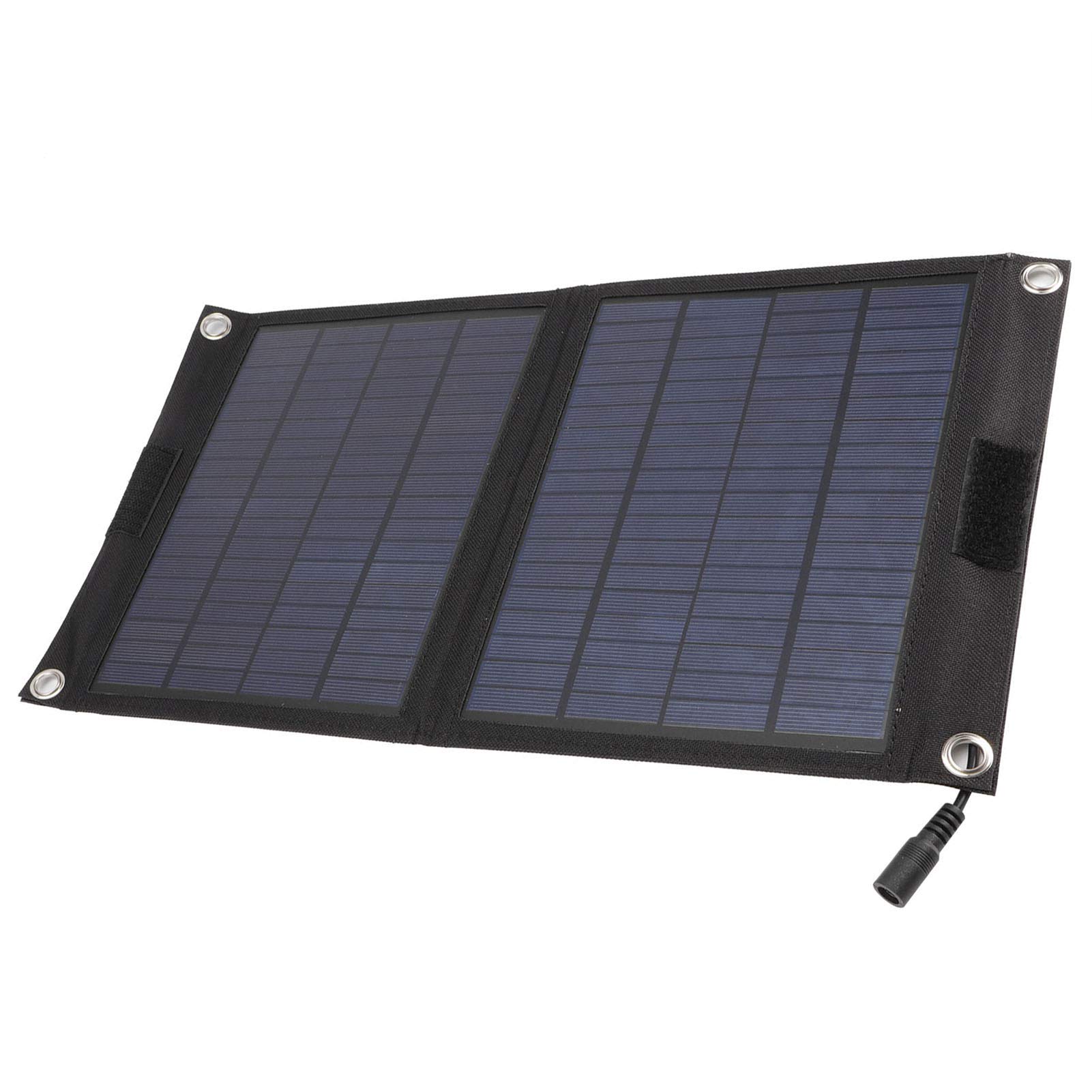 EXCLUZO Foldable Solar Panel Charger - 100W Portable Solar Battery Charger for Cars, RVs, Camping & Outdoor Adventures | Compact & Lightweight Design | USB & DC Output
