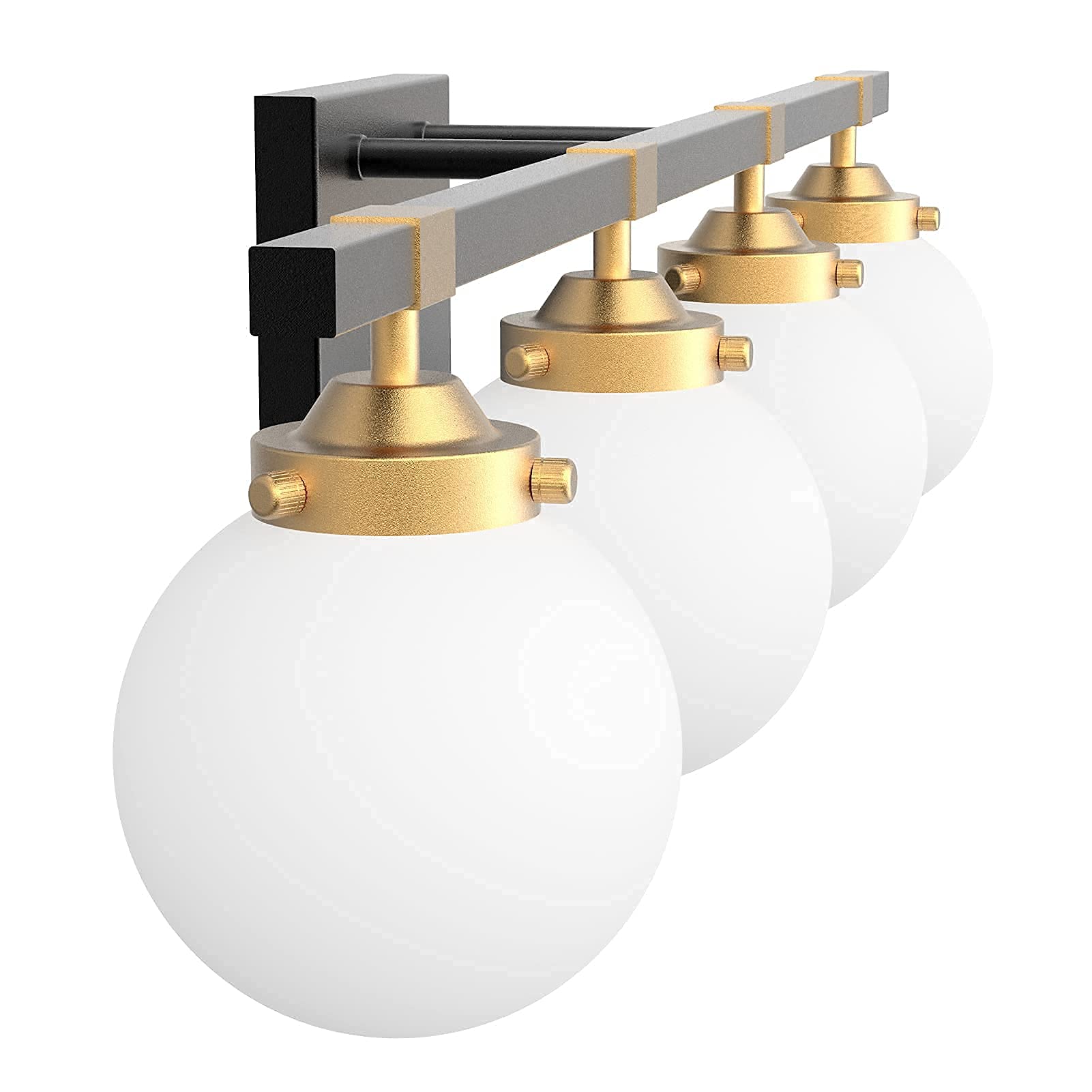 Tipace Modern Chrome Vanity Light for Bathroom - Up & Down Wall Mounted Mirror Lighting Fixture - Perfect for Bathroom, Powder Room & Dressing Room Makeup Area