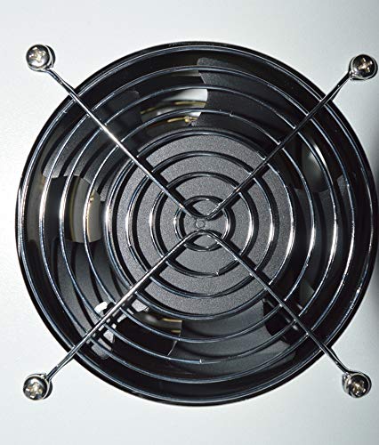 INTBUYING 3-Head Wall Mounted Ionizer Fan - 110V Industrial Anti-Static Air Curtain for Clean Rooms, Electronics Workstations & Manufacturing Facilities