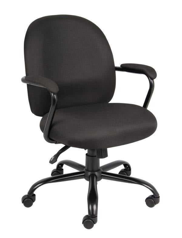 Boss Heavy Duty Task Chair B670 - Ergonomic Office Chair with Adjustable Height & Lumbar Support for Home & Business Workspaces