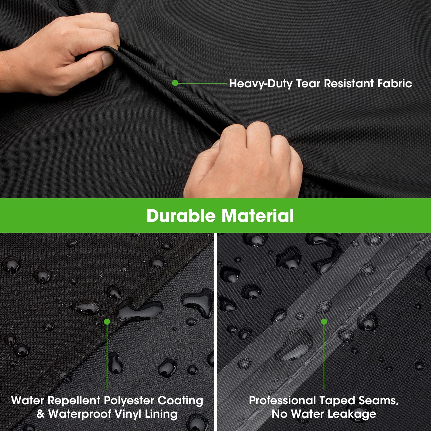 36 Inch Heavy Duty Waterproof Griddle Cover - Compatible with Blackstone, Camp Chef 600, Royal Gourmet & 4 Burner Grills | Flat Top Grill Cover with Sealed Seams & Support Rack | Perfect for Outdoor Cooking, Camping, Backyard BBQs & Patio Use