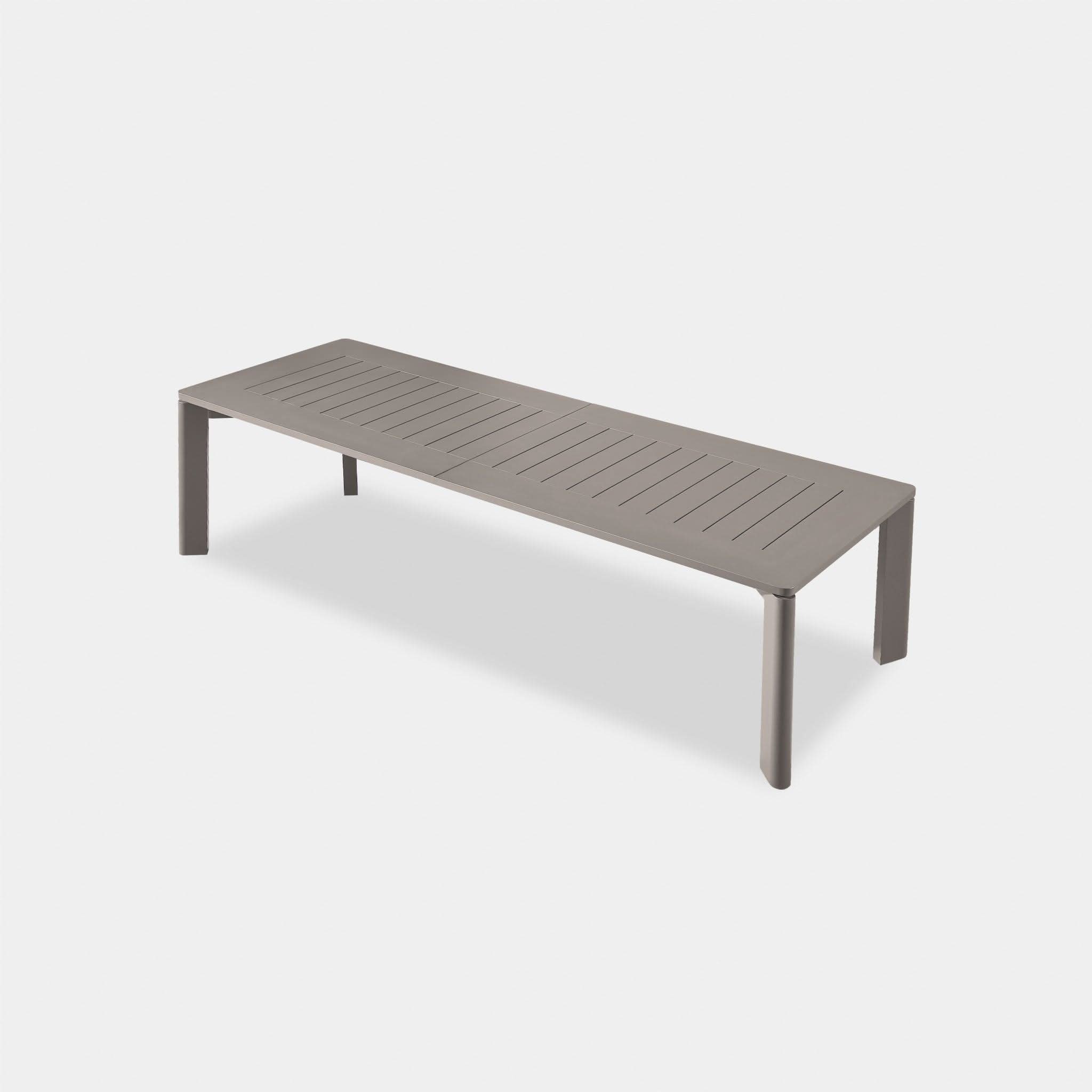 Byron Aluminum Extendable Dining Table - Modern & Durable for Indoor/Outdoor Use | Perfect for Patio, Garden, or Small Space Dining