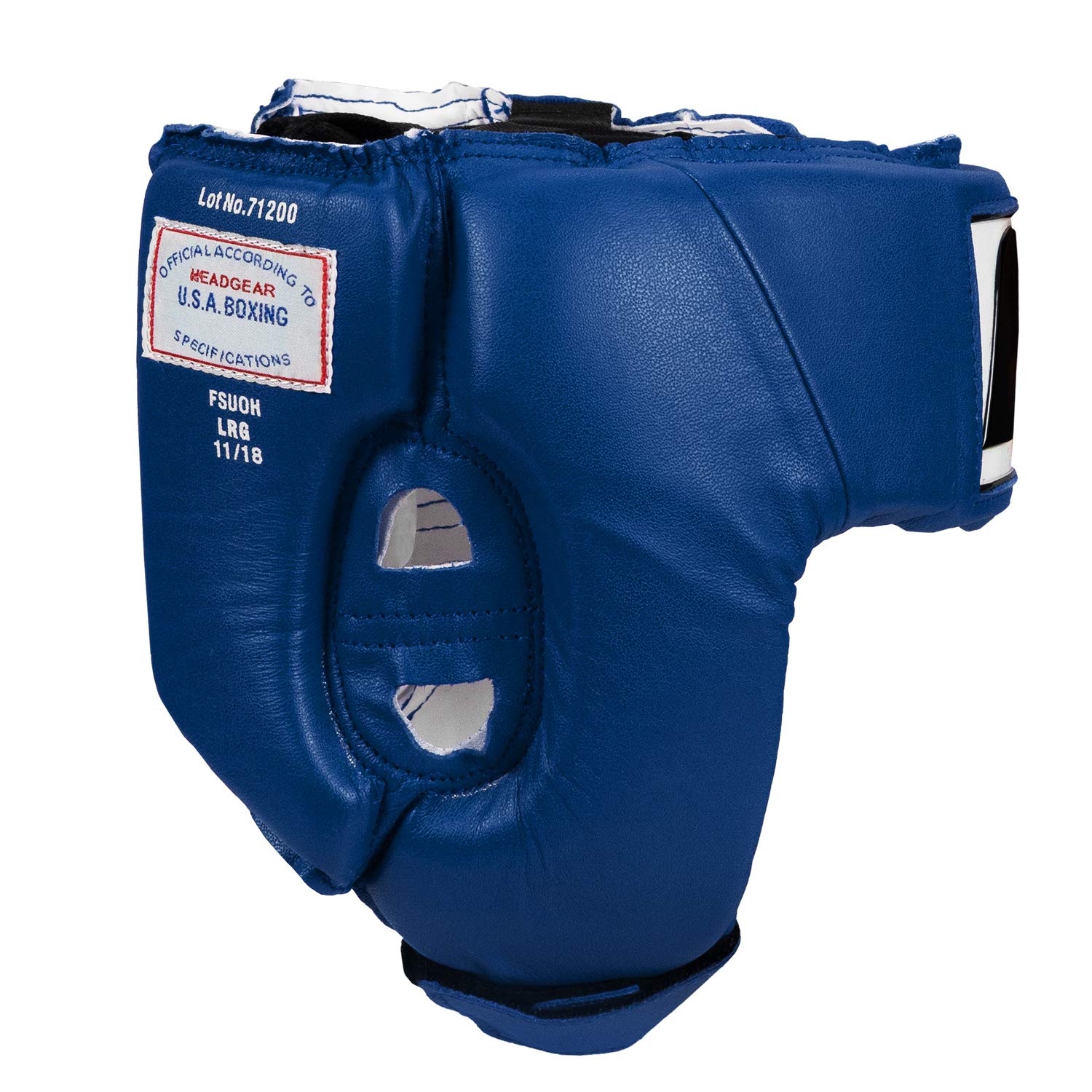 Fighting Sports USA Boxing Headgear - Open Face Design, Medium Size, Blue - Perfect for Boxing Training, Sparring & Competition Safety Gear