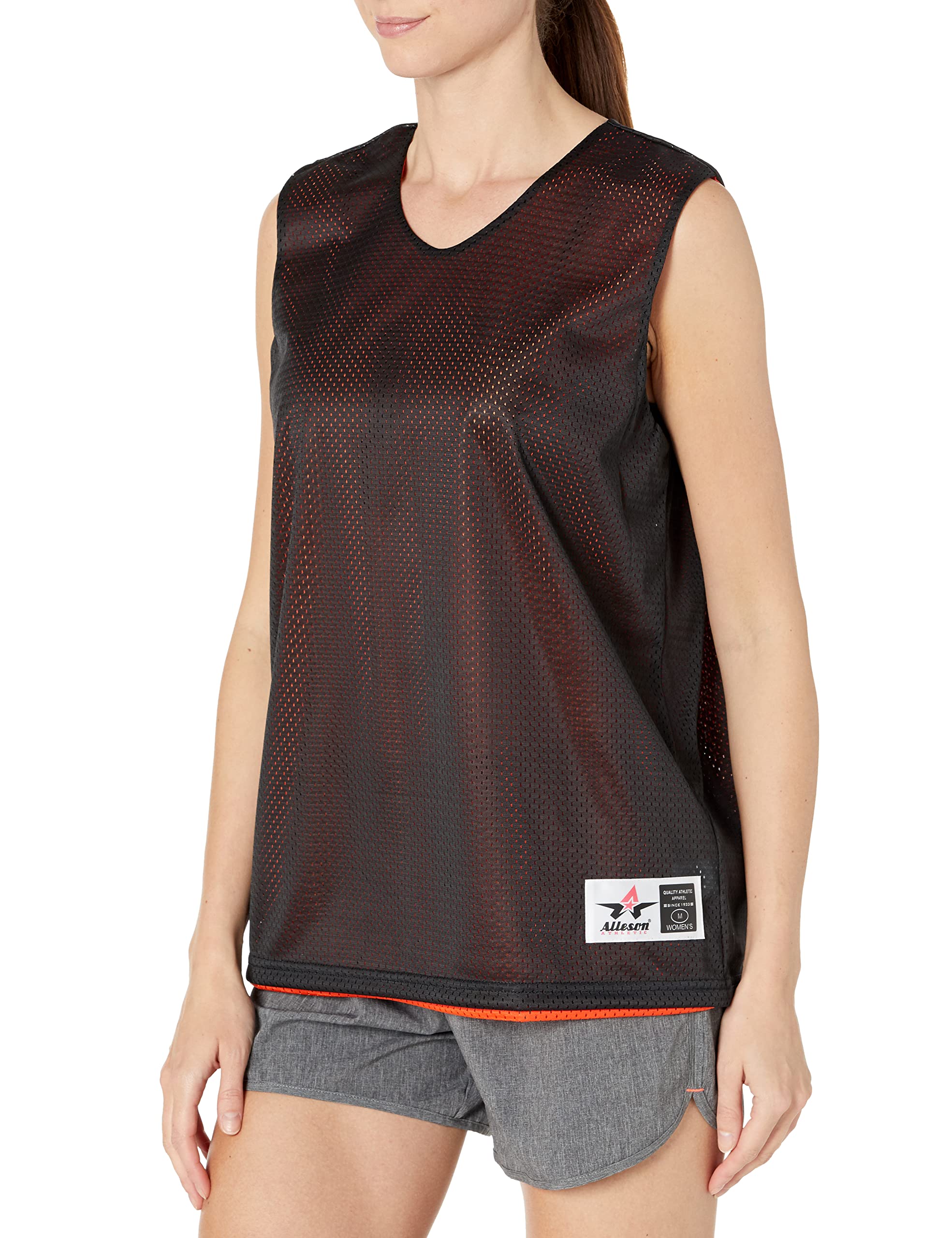 Alleson Athletic Kids' Reversible Basketball Tank Top - Breathable Mesh Jersey for Boys & Girls - Perfect for Sports Practice, Summer Camp & Outdoor Activities