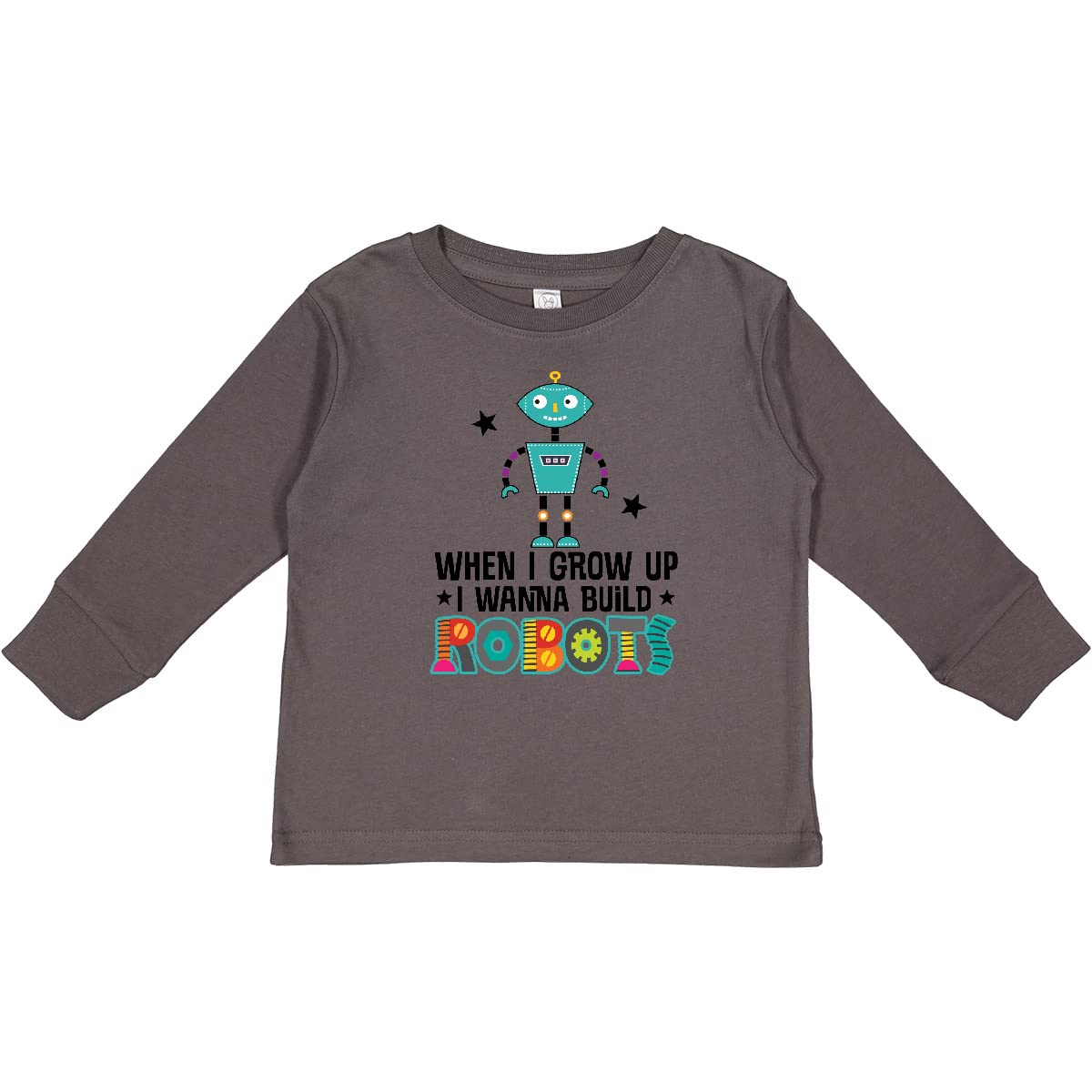 Future Robot Builder Robotics Engineer Toddler Long Sleeve T-Shirt - STEM Gift for Kids, Science Enthusiast Apparel, Cute Baby Boy Outfit for School & Playdates
