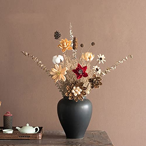 liushop Artificial Flower Bouquet - Realistic Fake Dried Flowers for Home Decor, Vase Arrangement, Living Room, Cafe & Wedding Decorations - Faux Floral Centerpiece (Color B)