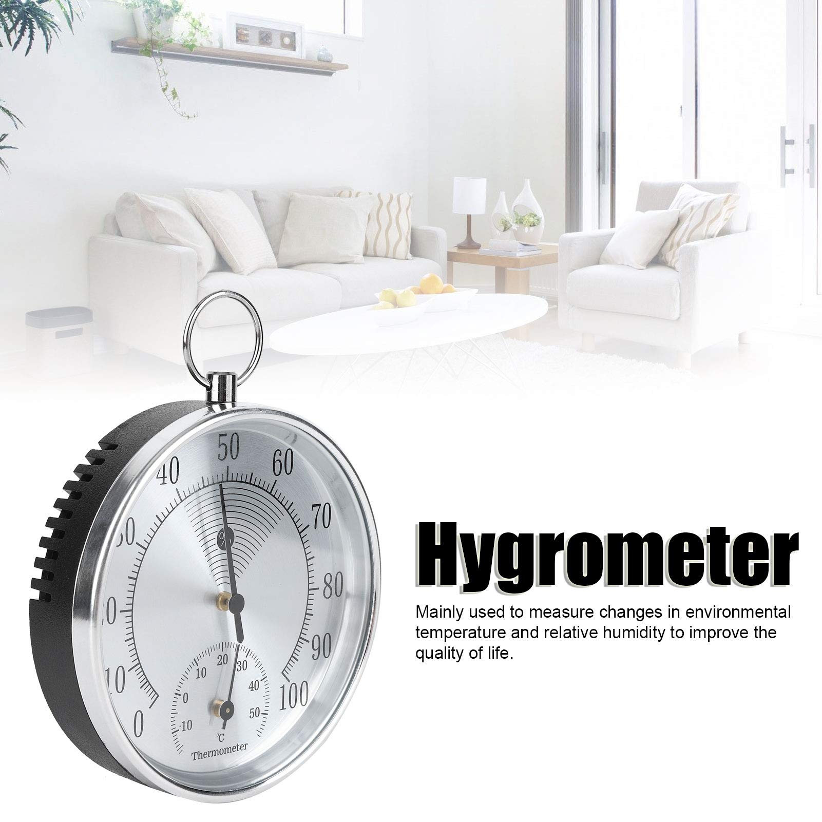 Accurate Greenhouse Hygrometer & Thermometer - High Permeability Digital Humidity Meter for Indoor/Outdoor Plants, Home Gardening, and Greenhouse Monitoring - Perfect for Hydroponics, Terrariums, and Plant Nurseries