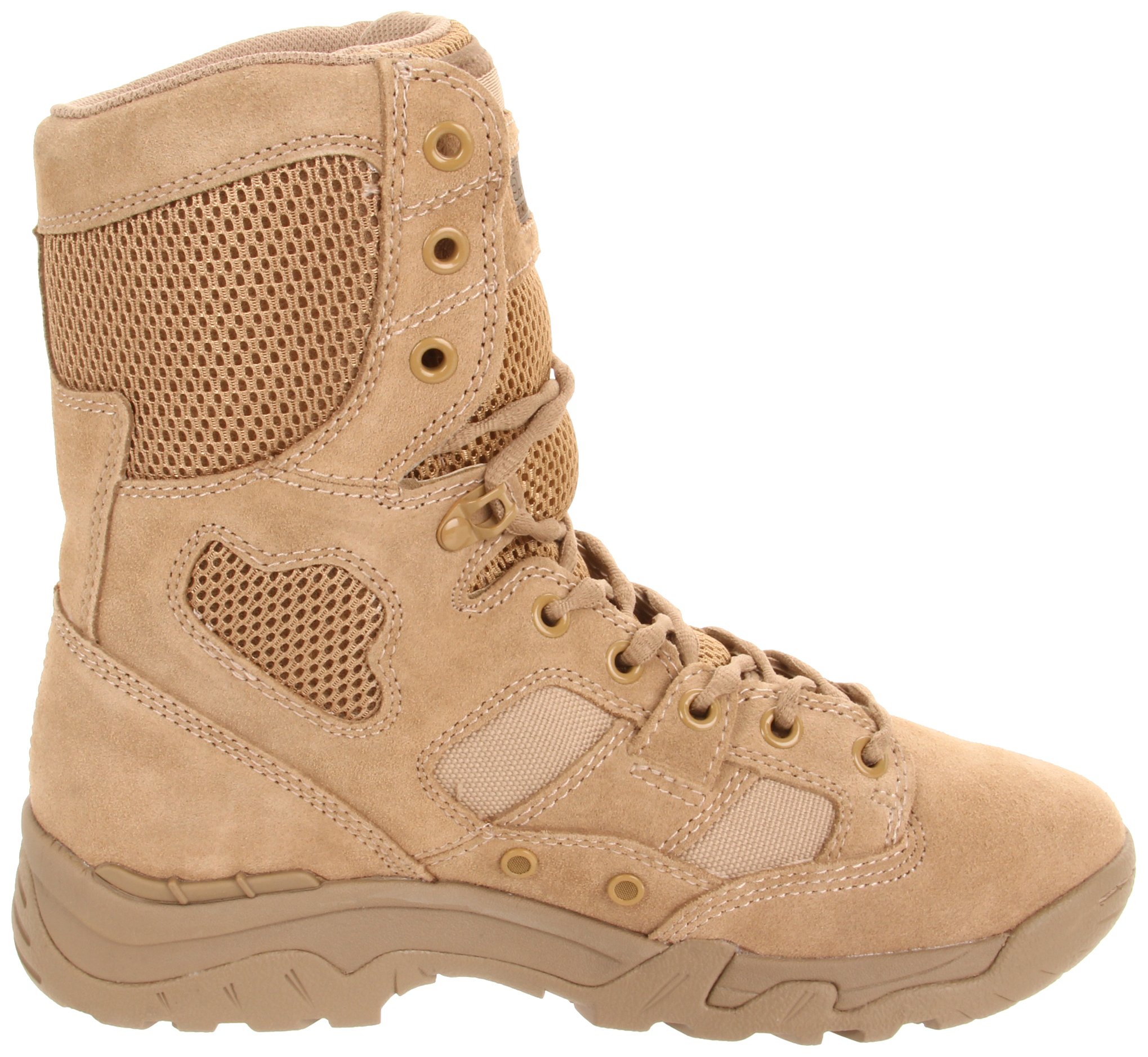 5.11 Tactical Men's Taclite 8-Inch Leather Combat Work Boots - Oil-Resistant Outsole, Style 12031 | Durable Military & Construction Boots for Outdoor Work, Hiking & Tactical Use