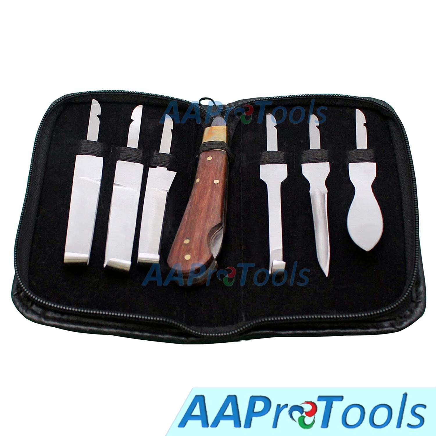 Premium Farrier Hoof Knife Set - Stainless Steel Equine Grooming Tools for Horseshoeing & Hoof Care - Perfect for Professional Farriers & DIY Horse Owners