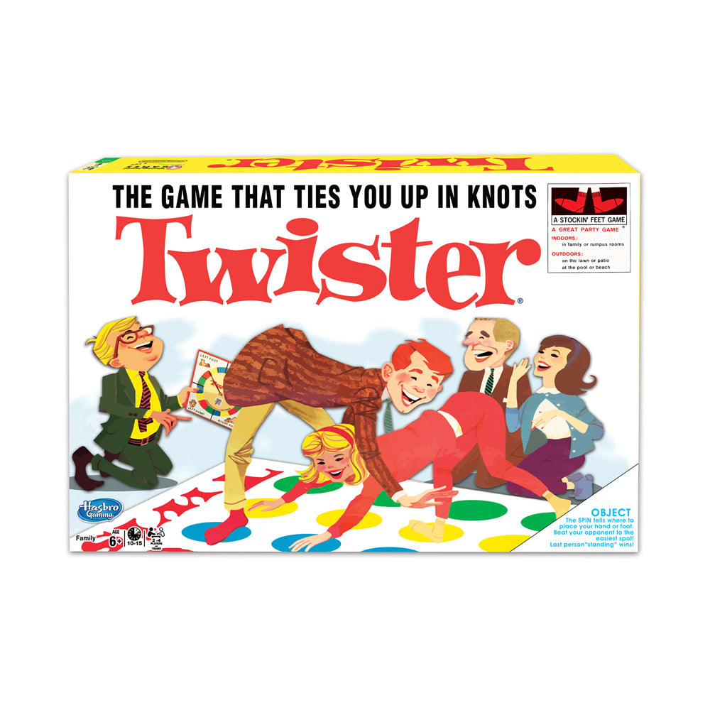 Classic Twister Family Party Game by Winning Moves - Fun Indoor & Outdoor Activity for Kids, Teens & Adults - Perfect for Birthday Parties, Family Game Nights & Team Building Events