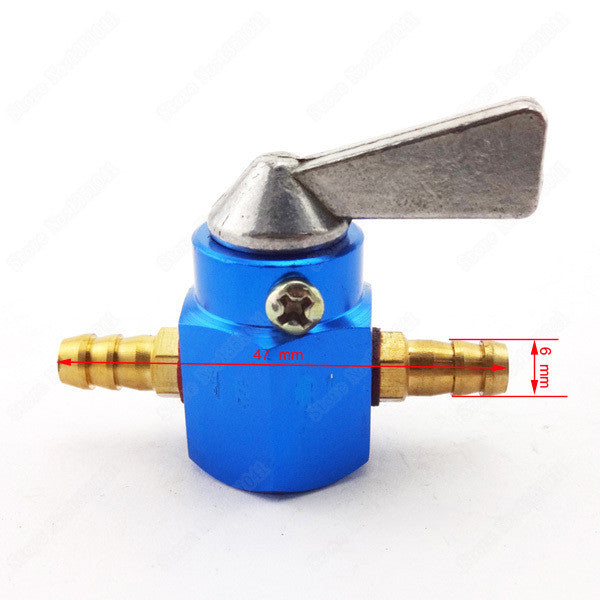6mm Motorcycle Gas Petrol Cock Fuel Tap - 1/4 Inline Petcock Valve for Pit Dirt Bike & Motocross | Perfect for Fuel Control in Off-Road Riding & Motorcycle Maintenance